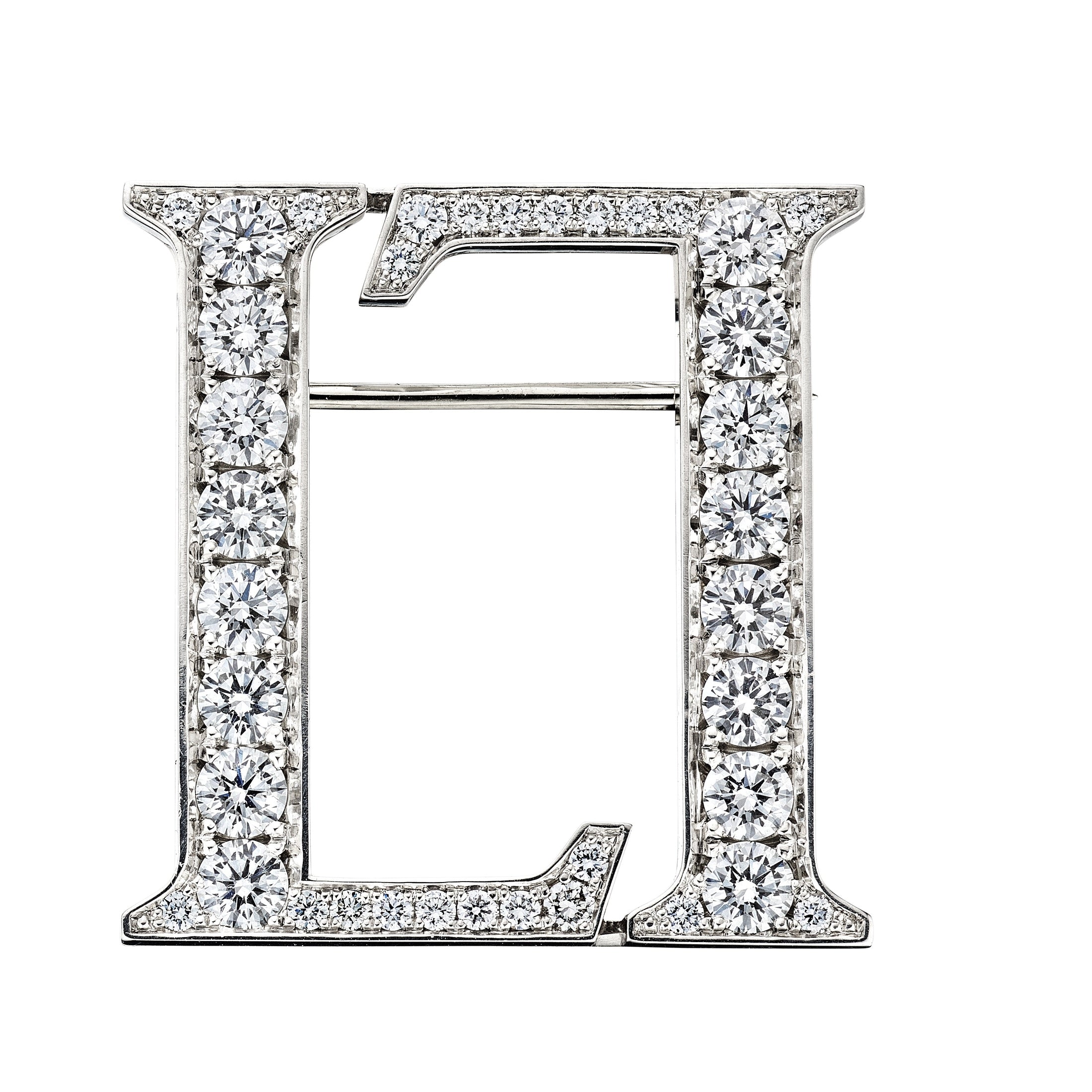 Leviev 1.35 Carat Diamond Pin in Platinum Leviev Pin Brooch, Collectible Fine Jewelry, Diamond & Platinum, Elegant Diamond Brooch, Leviev, Leviev Lapel Pin, Leviev Pin, Natural Diamond, Natural Diamonds, Platinum, Platinum Diamond Pin, Statement Accessory