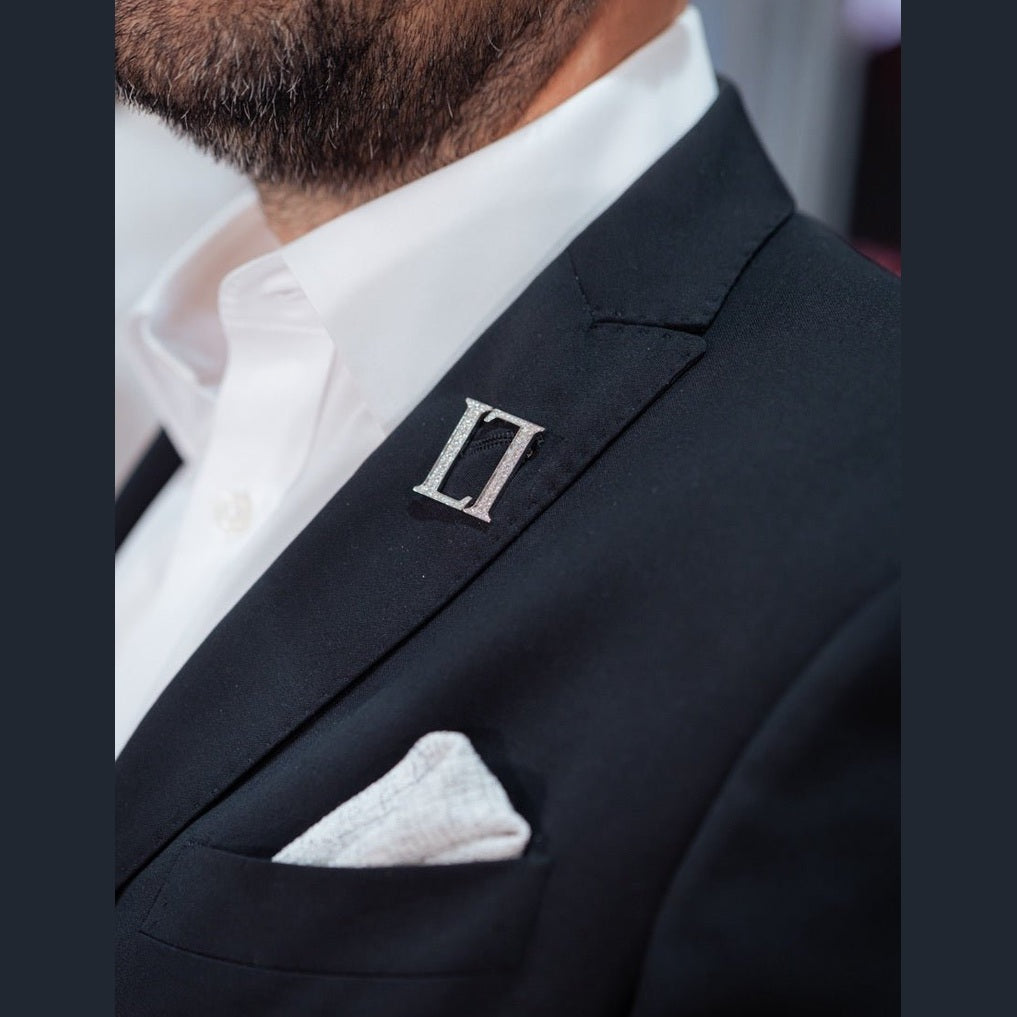 Leviev 1.68 Carat Diamond Pin in Platinum Leviev Pin Brooch, Collectible Fine Jewelry, Diamond & Platinum, Elegant Diamond Brooch, Leviev, Leviev Lapel Pin, Leviev Pin, Natural Diamond, Natural Diamonds, Platinum, Platinum Diamond Pin, Statement Accessory