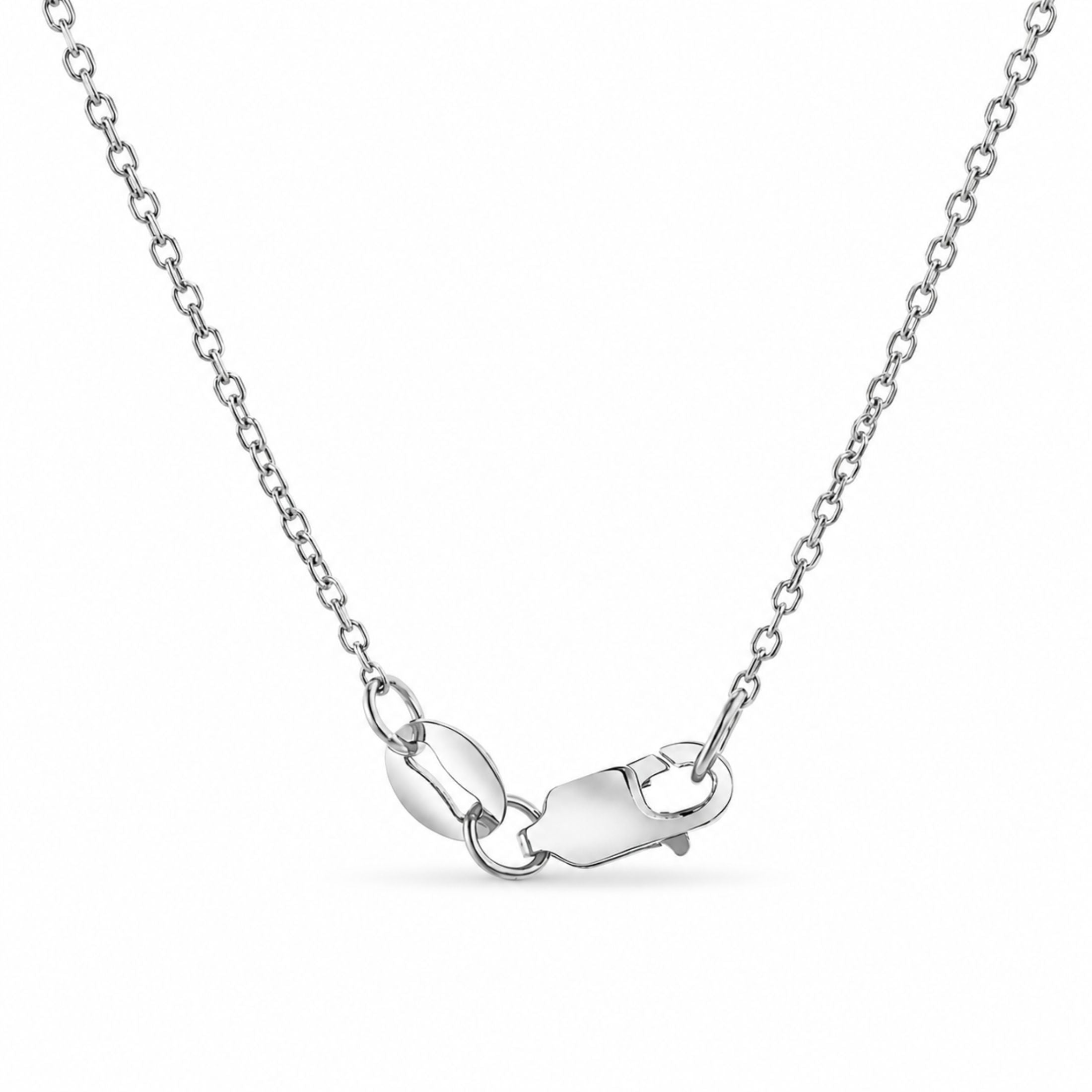 Lilin Heart 5.94 Carat Diamond Pendant Necklace in Platinum & 18K White Gold