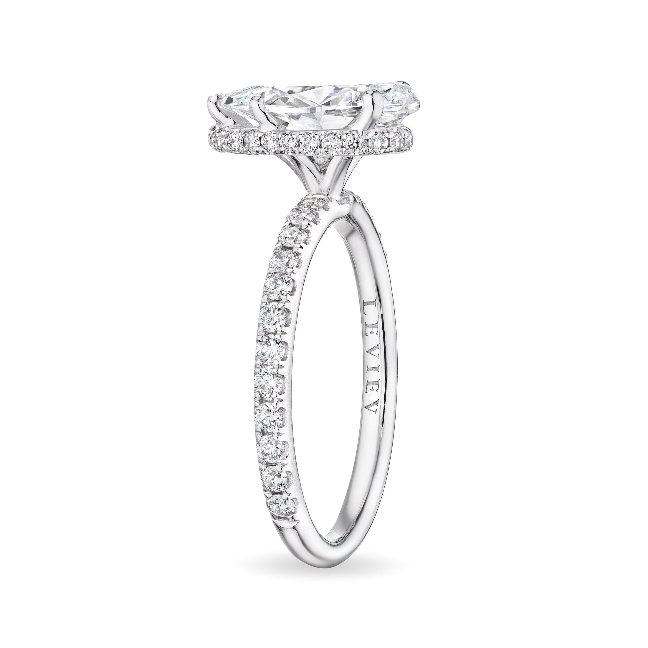 Losia 1.75 Carat Pear Diamond Solitaire Ring in 18K White Gold Leviev Rings Leviev, Leviev Ring, Leviev Signature, Rings, Signature Leviev 