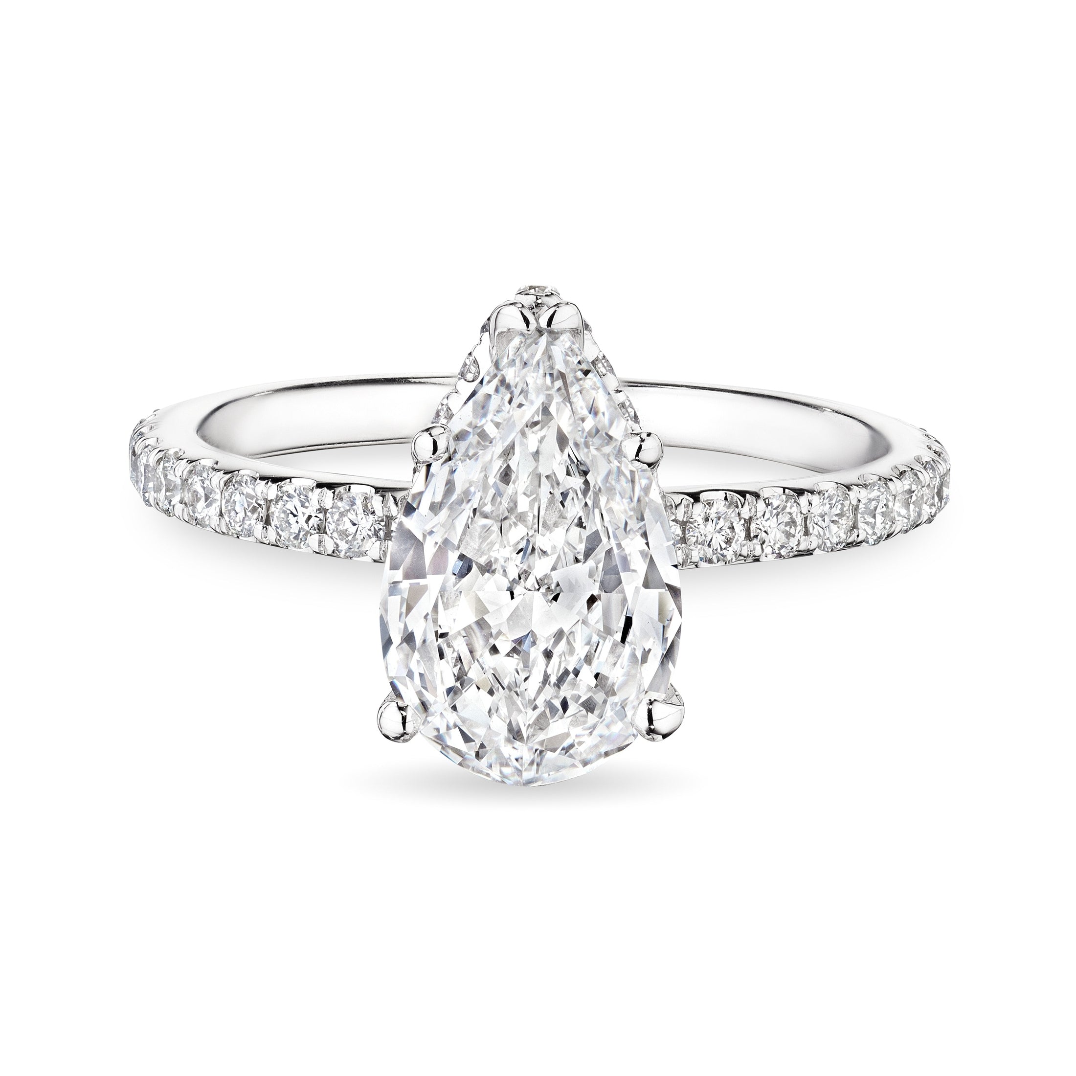 Losia 1.75 Carat Pear Diamond Solitaire Ring in 18K White Gold Leviev Rings Leviev, Leviev Ring, Leviev Signature, Rings, Signature Leviev 