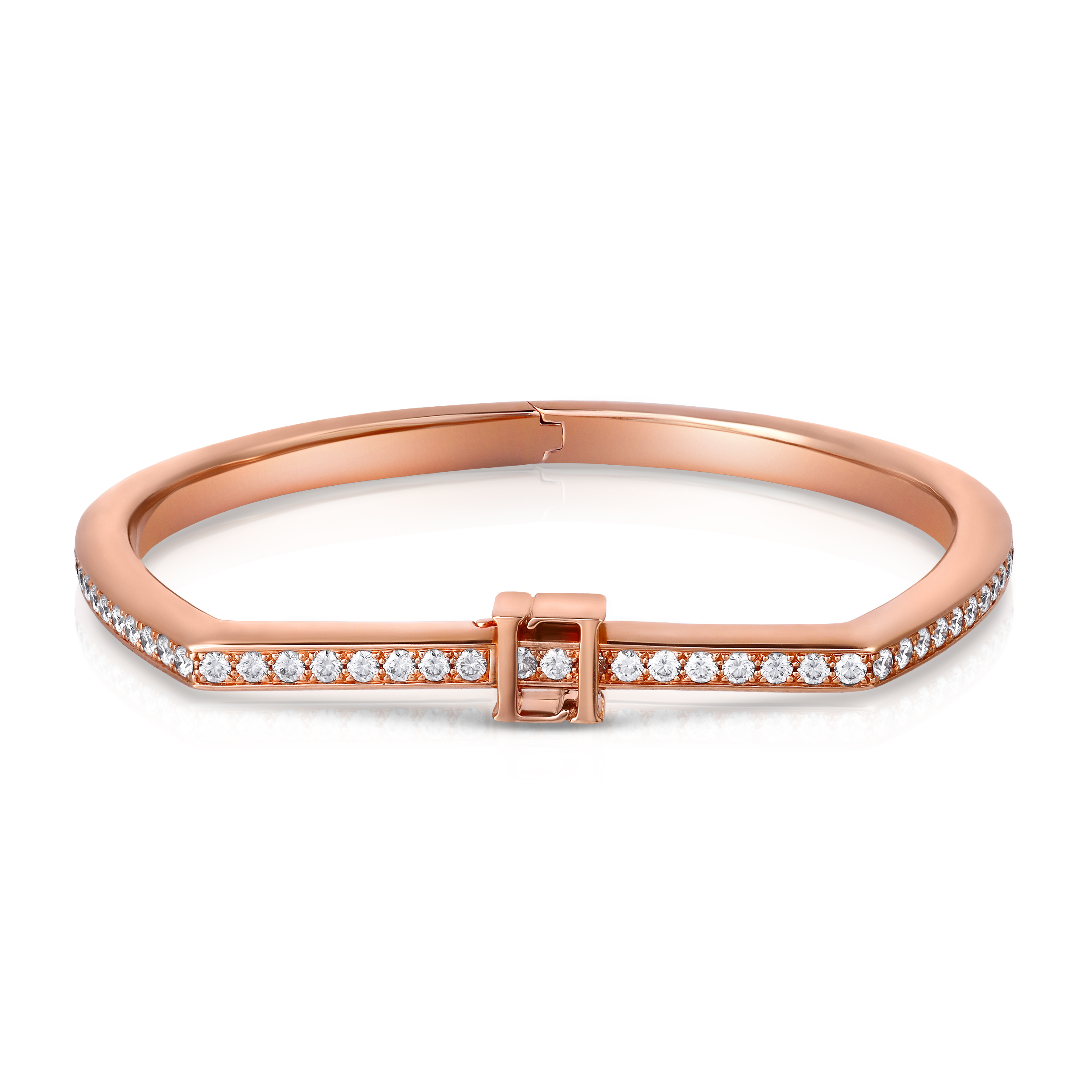 Luce Continua 1.68 Carat Diamond Bangle in 18K Gold