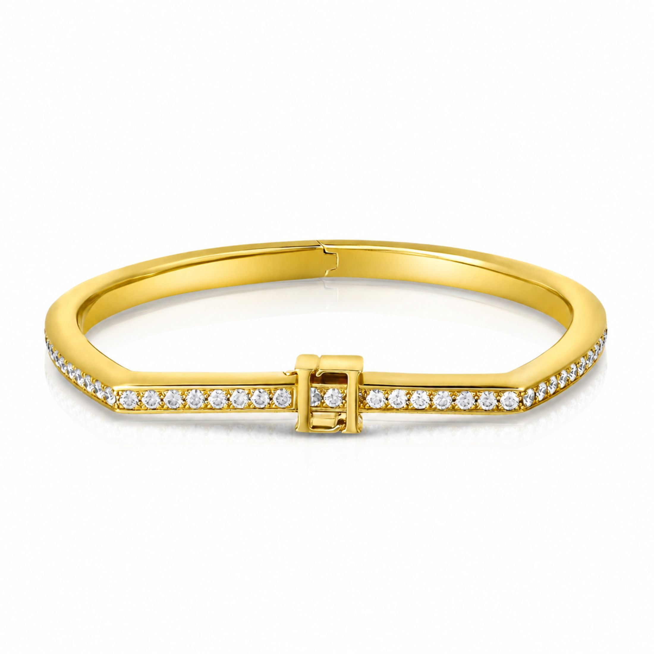 Luce Continua 1.68 Carat Diamond Bangle in 18K Gold
