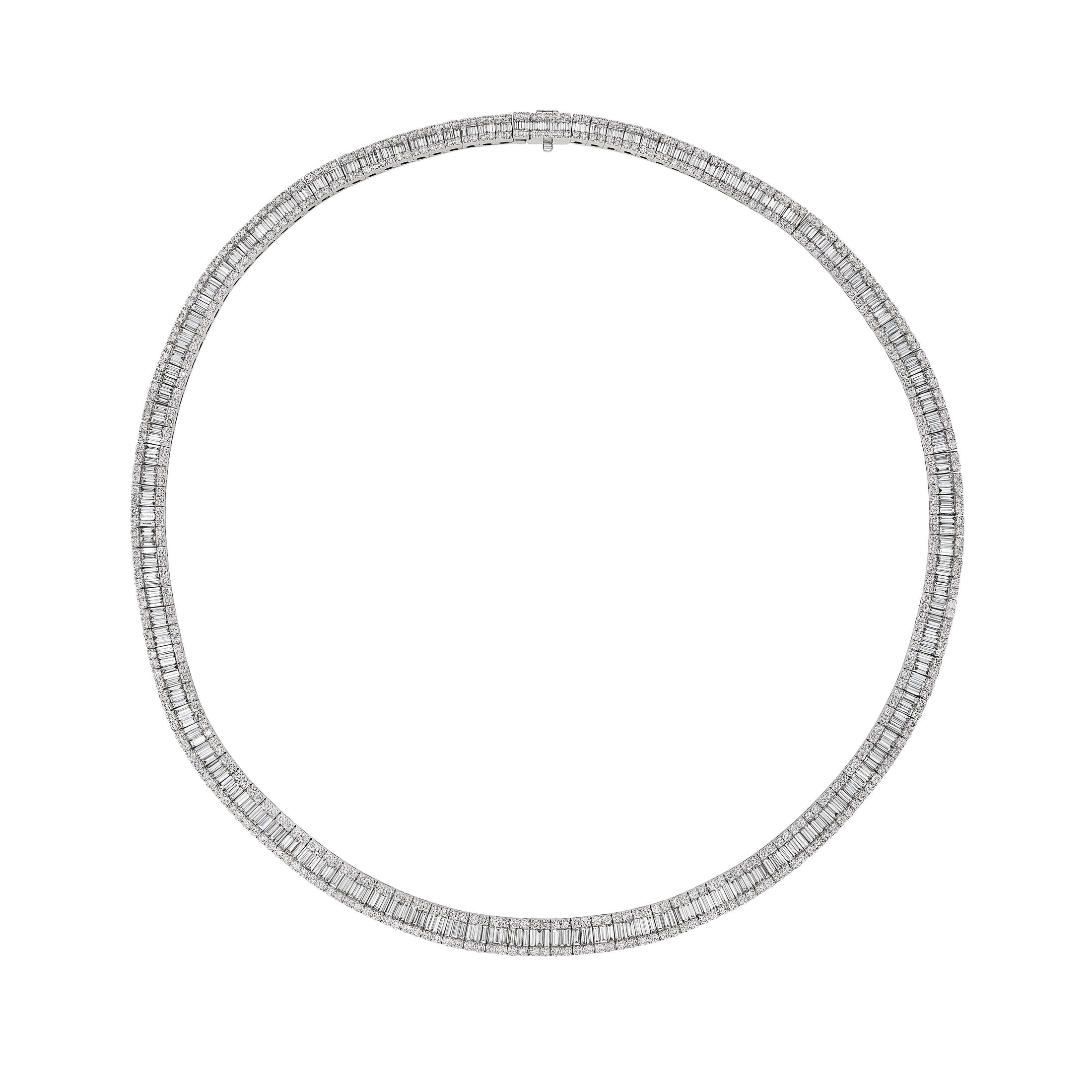 'Luna Étoilée' Diamond Pendant Necklace Leviev Necklaces 