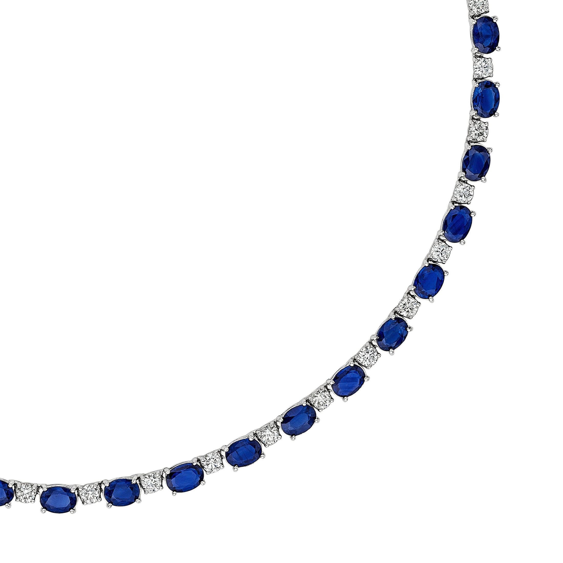 'Luna Seraph' Round Brilliant Diamond Necklace Leviev Necklaces 