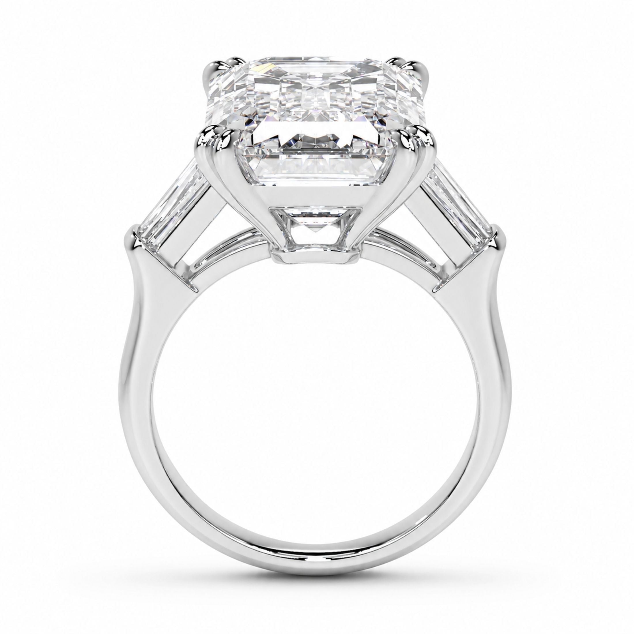 Monarch 8.70 Carat Diamond Ring in 18K White Gold