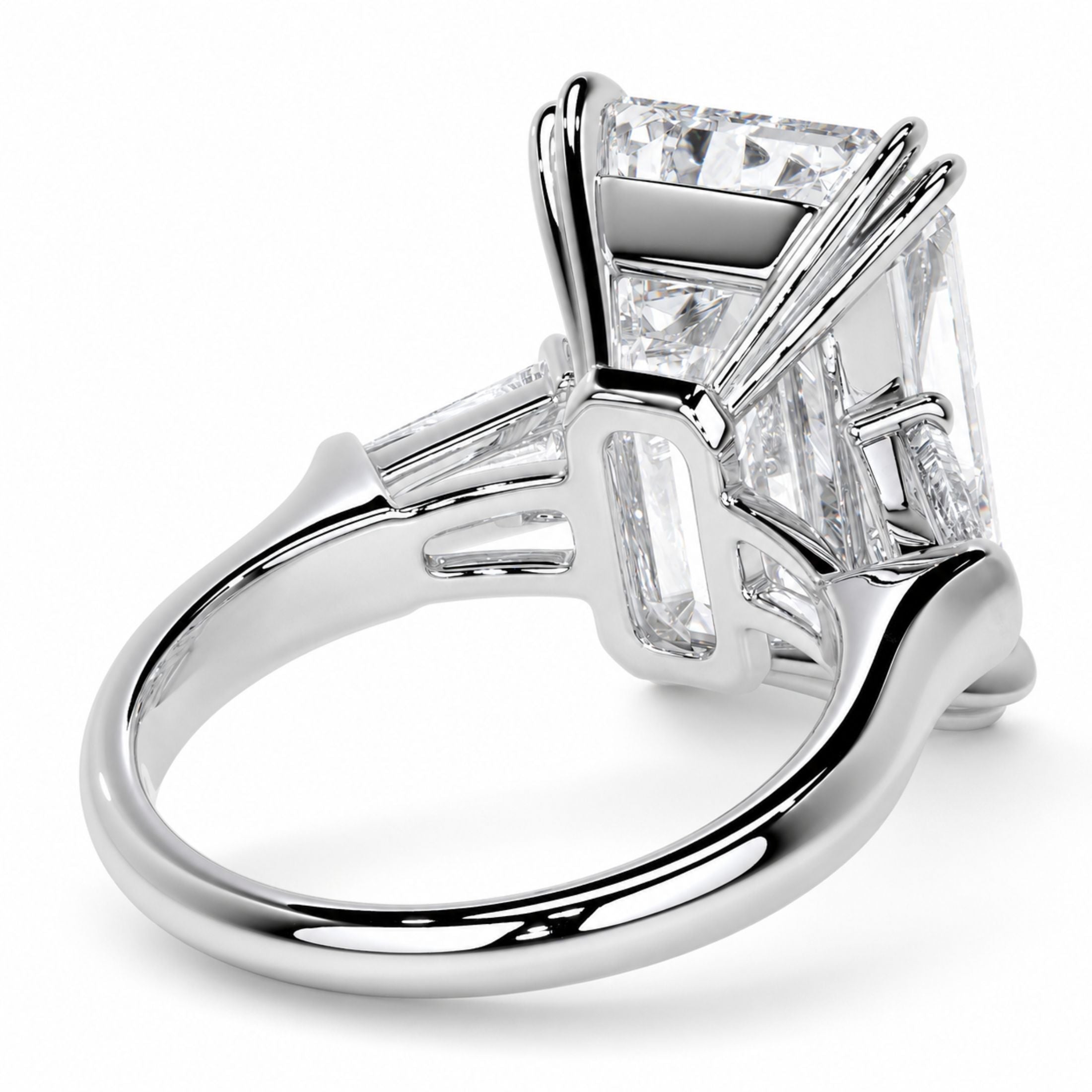 Monarch 8.70 Carat Diamond Ring in 18K White Gold