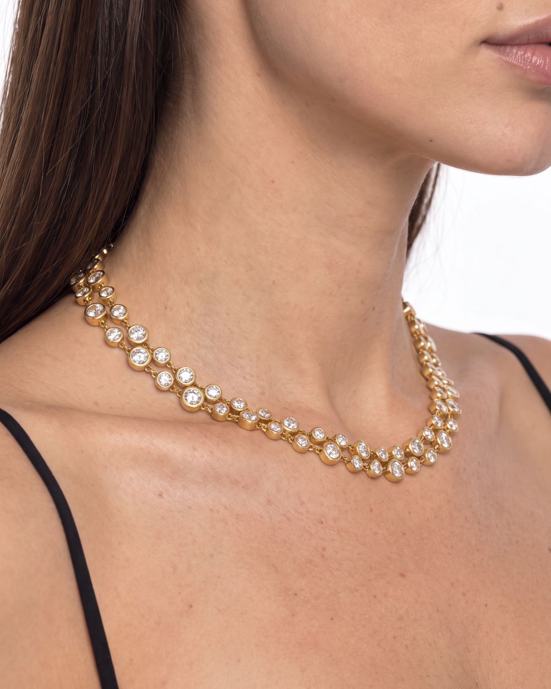 Krauseln 14.33 Carat Diamond Necklace in 18K Gold