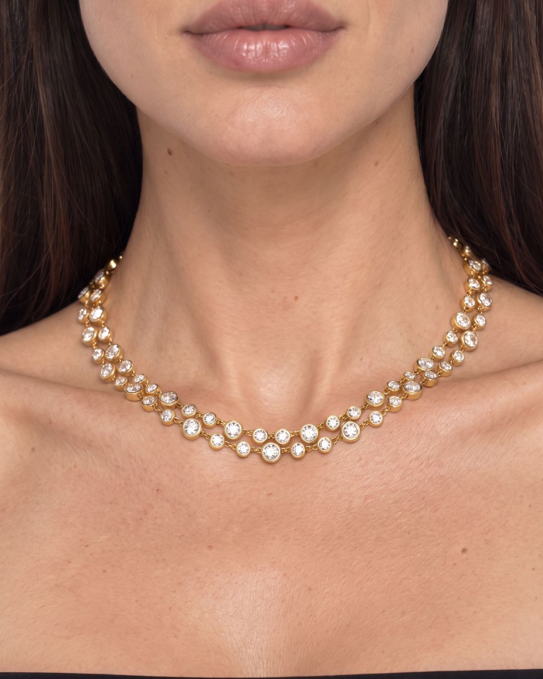 Krauseln 14.33 Carat Diamond Necklace in 18K Gold
