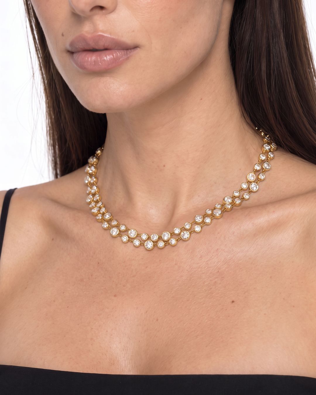 Krauseln 14.33 Carat Diamond Necklace in 18K Gold