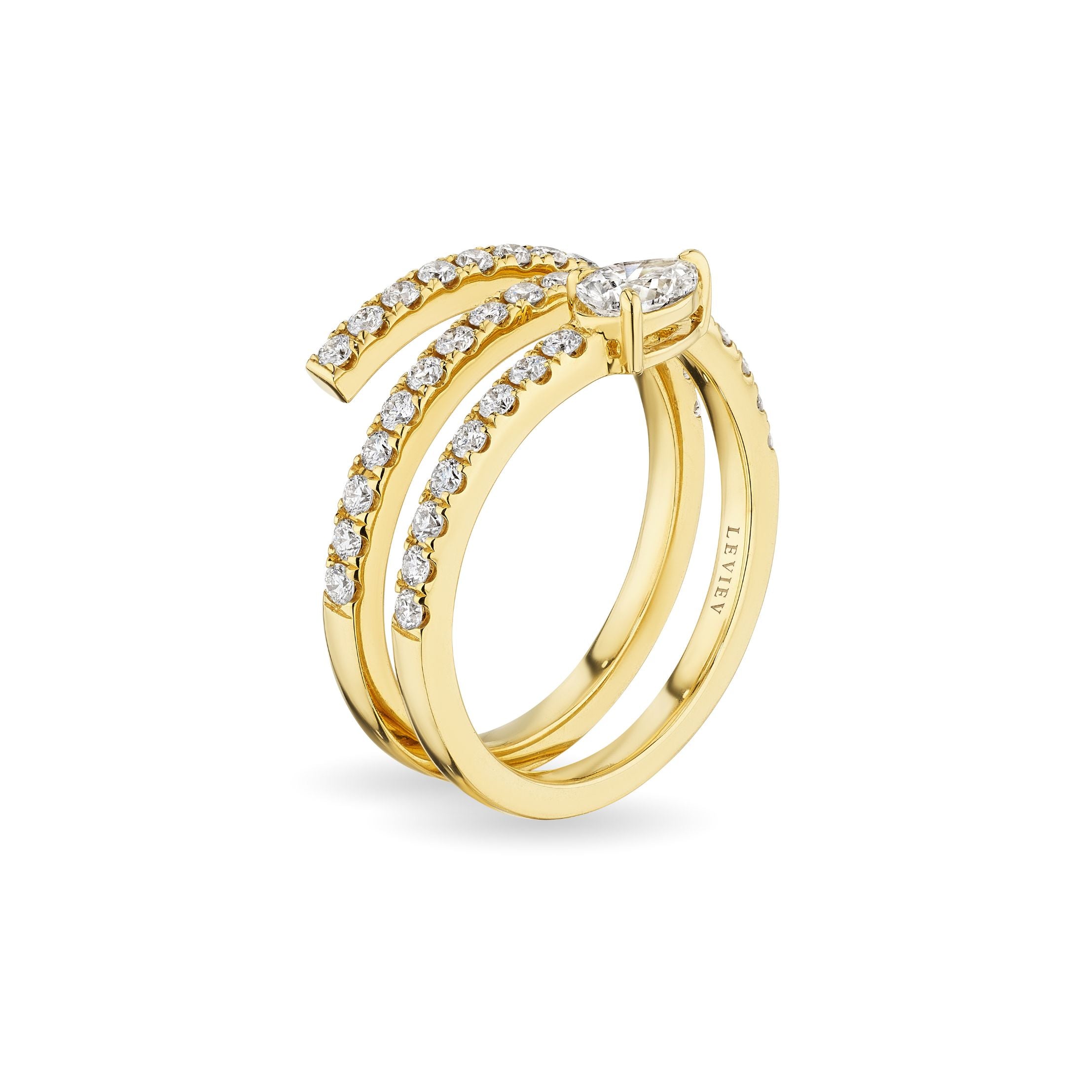 Naga .90 Carat Diamond Ring in 18K Gold Leviev Rings 18K, 18k Gold, 18k Gold Ring, Diamond, Diamond Ring, Diamond Spiral Ring, Diamond Statement Ring, Everyday Jewelry, Everyday Luxury Jewelry, Fine Jewelry, Leviev, Leviev Ring, Leviev Signature, Luxury Diamond Ring, Luxury Ring, Natural Diamond Ring, Rings, Statement Ring, Women's Jewelry, Women's Ring, Yellow Gold, Yellow Gold & Diamond, Yellow Gold & Diamond Ring, Yellow Gold Women's Ring Leviev 