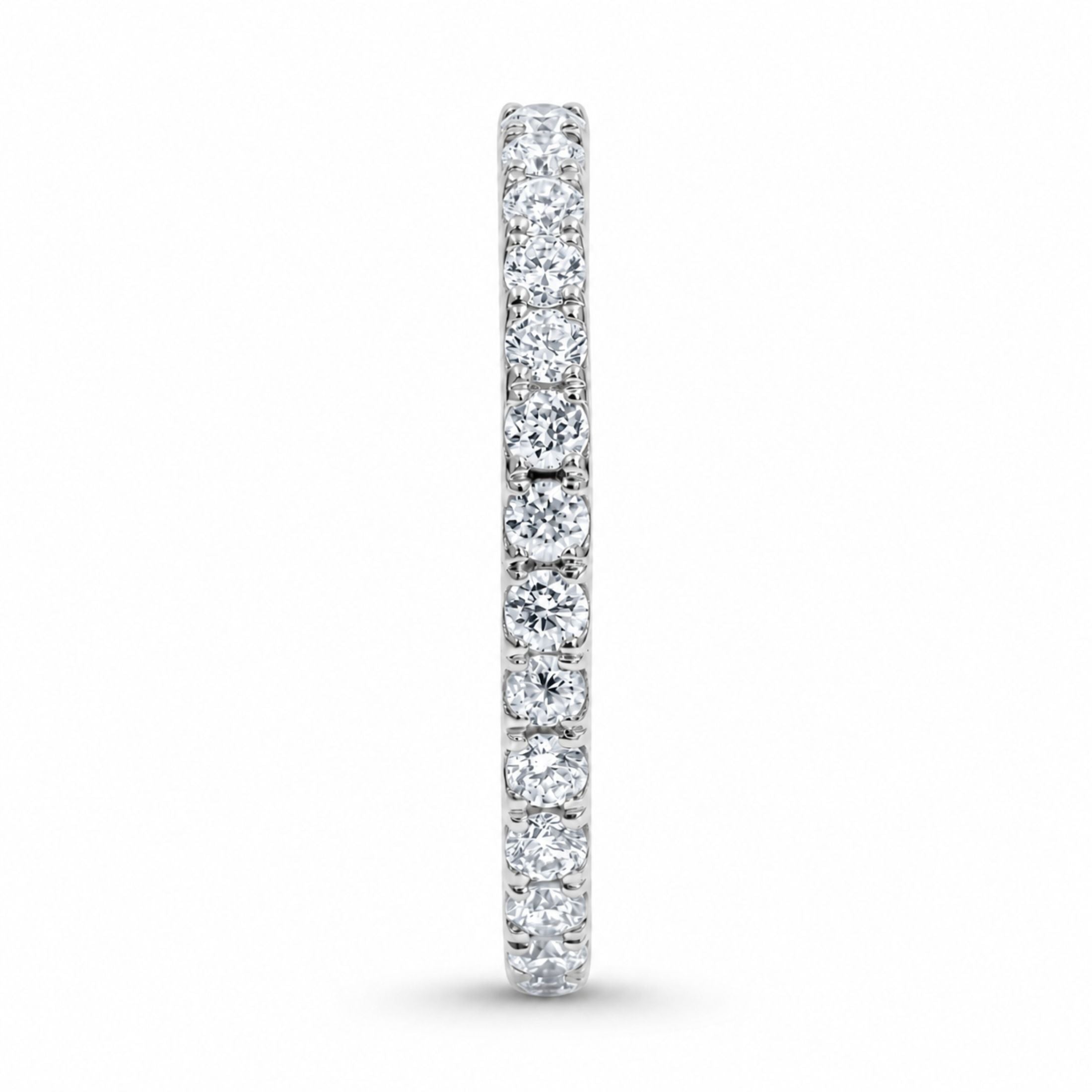Pera 1.0 Carat Diamond Hoop Earring in 18K Gold