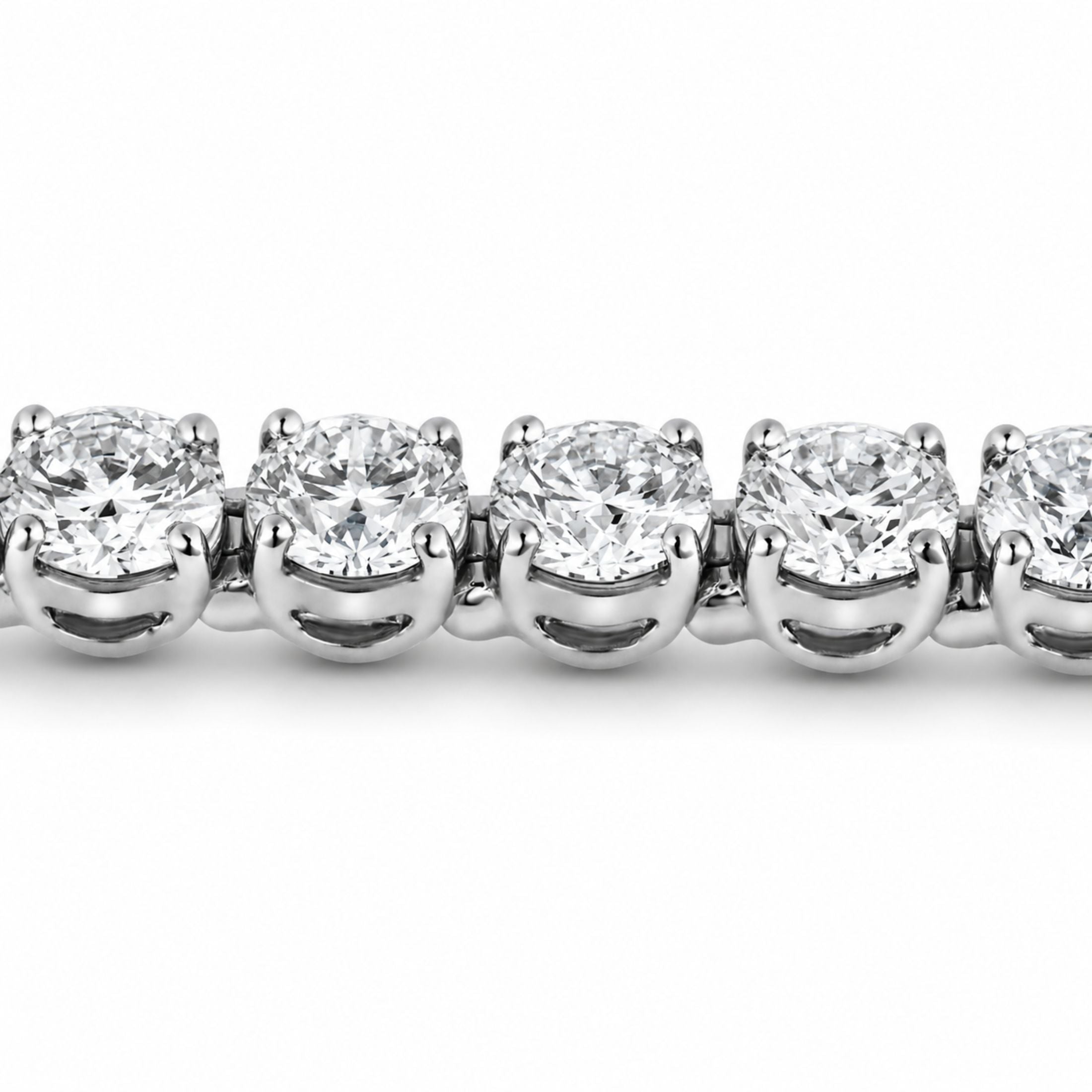 Pure Continuum 16.08 Carat Diamond Bracelet in Platinum