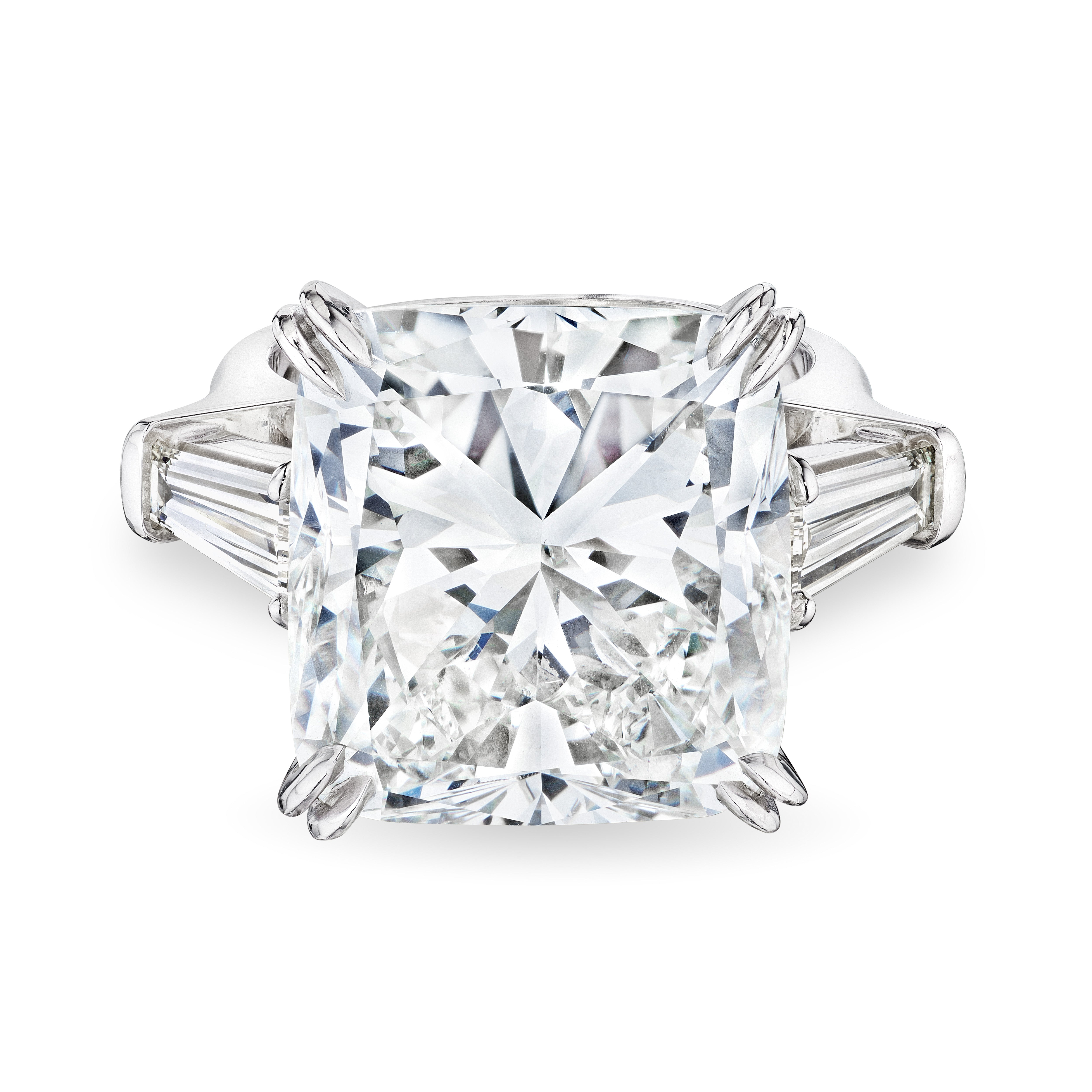 Cushion Cut Diamond Ring, 17 CT - LEVIEV