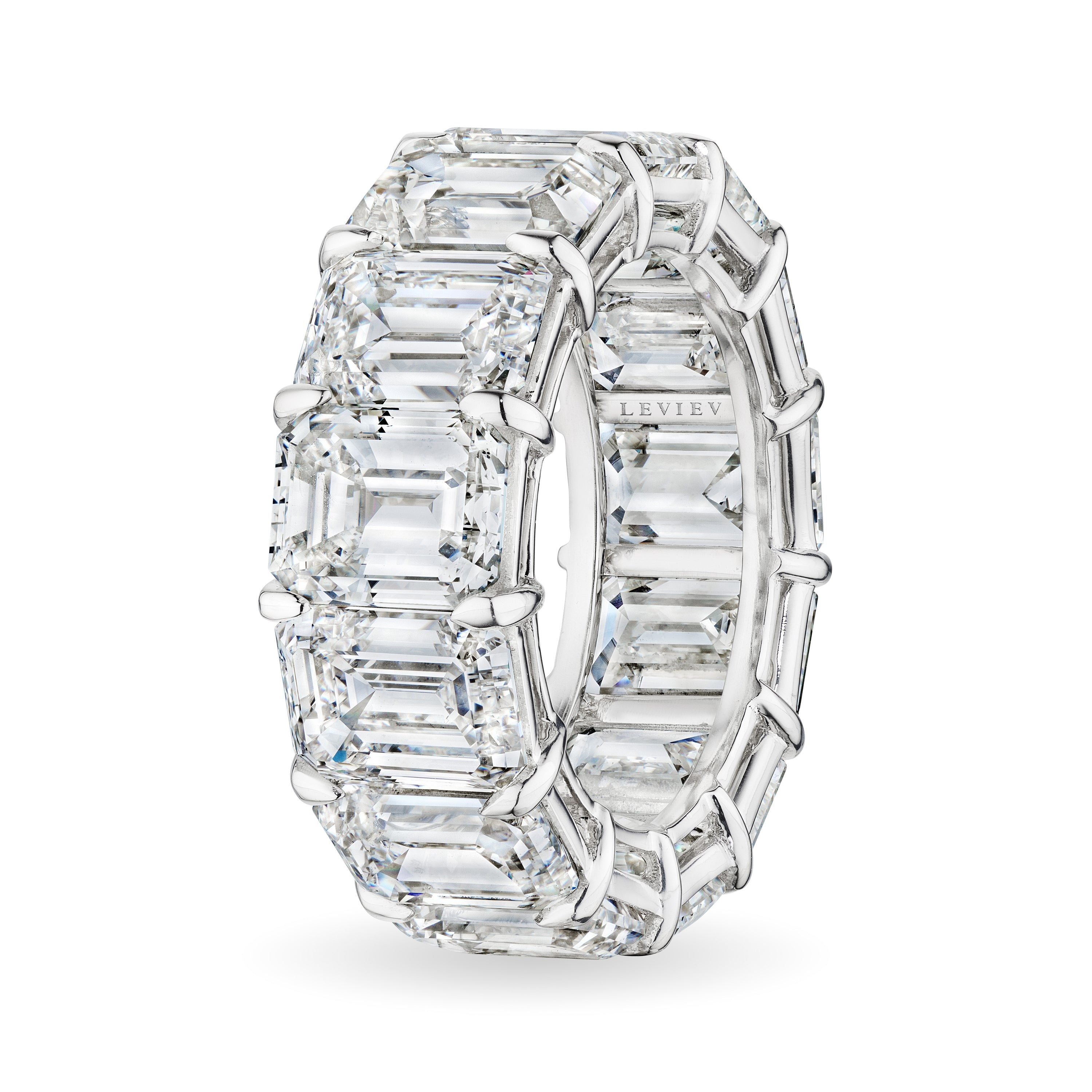 Asscher Cut Diamond Eternity Band, 20 CT