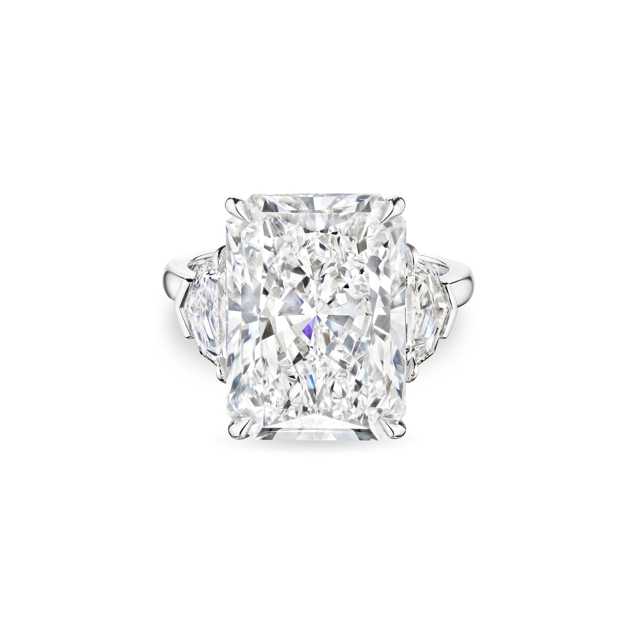 Radiant Cut Diamond Ring with Epaulettes, 11 CT Leviev Rings High Jewelry, Radiant, Rings Leviev 