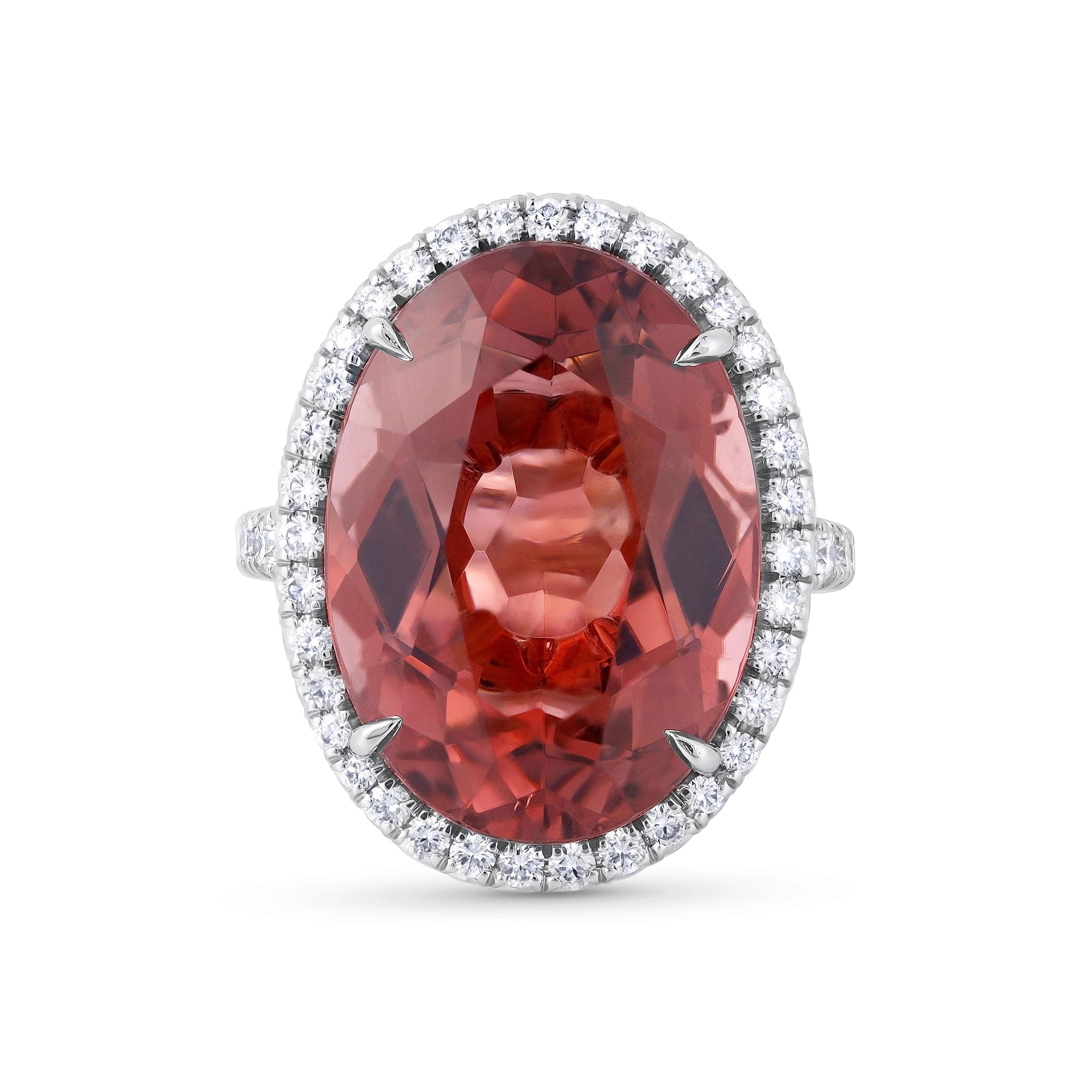 Rosé Ombre Oval 15.49 Carat Pink Brown Tourmaline Halo Ring in Platinum Leviev Rings GIA Certified, GIA Certified Diamond Ring, High Jewelry, Leviev, Leviev Ring, Leviev Signature, Natural Diamond, Natural Diamond Ring, Natural Diamonds, Oval Tourmaline Ring, Pink Brown Tourmaline, Platinum, Rings, Solitaire, Solitaire Ring, Statement Ring, Tourmaline, Tourmaline & Diamonds, Tourmaline Ring, Women's Jewelry, Women's Ring Leviev 