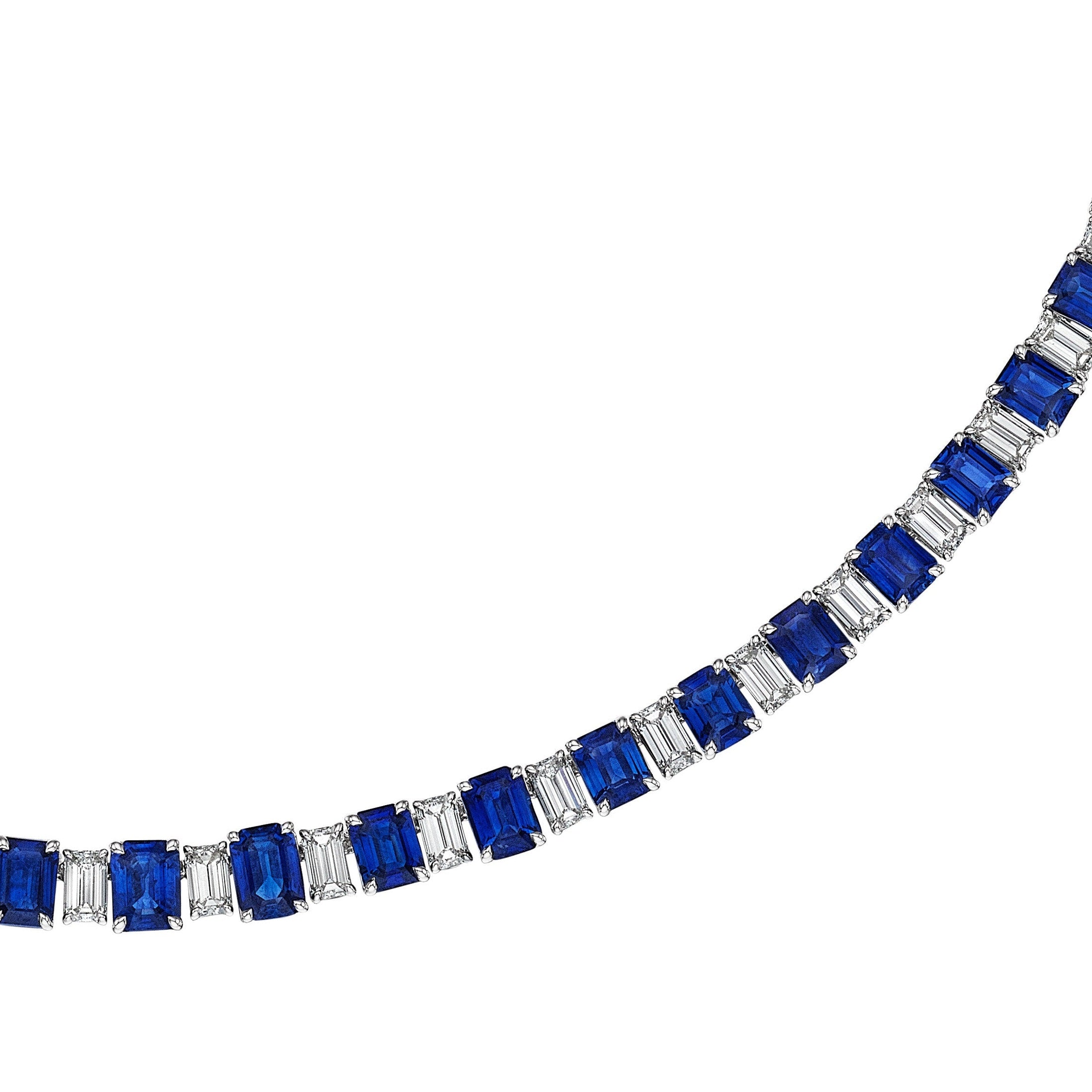 'Sapphire Symphony' Necklace, 11 CT Leviev Necklaces Necklaces Leviev 