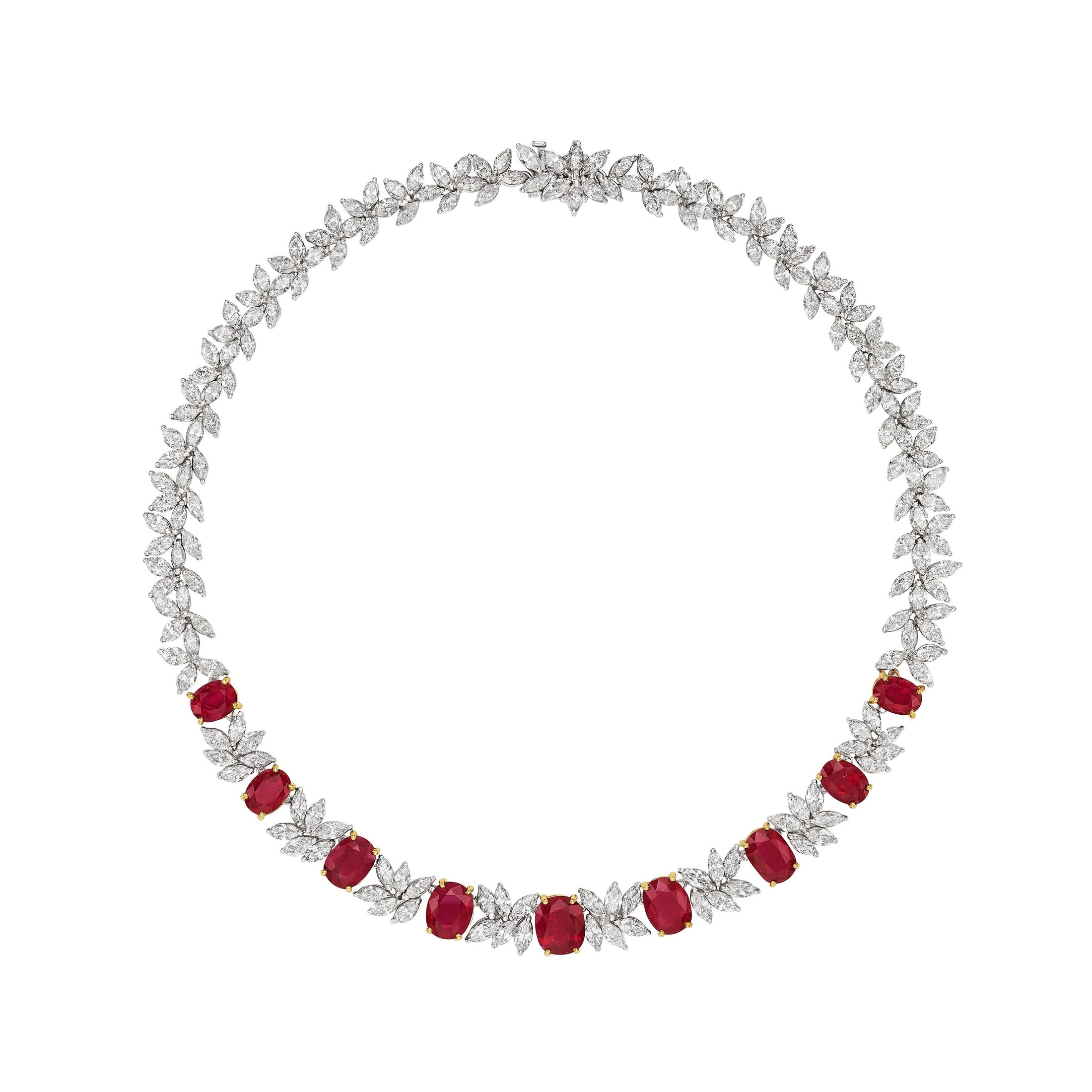 'Scarlet Radiance' Ruby Necklace Leviev Necklaces necklace, valigara Leviev 