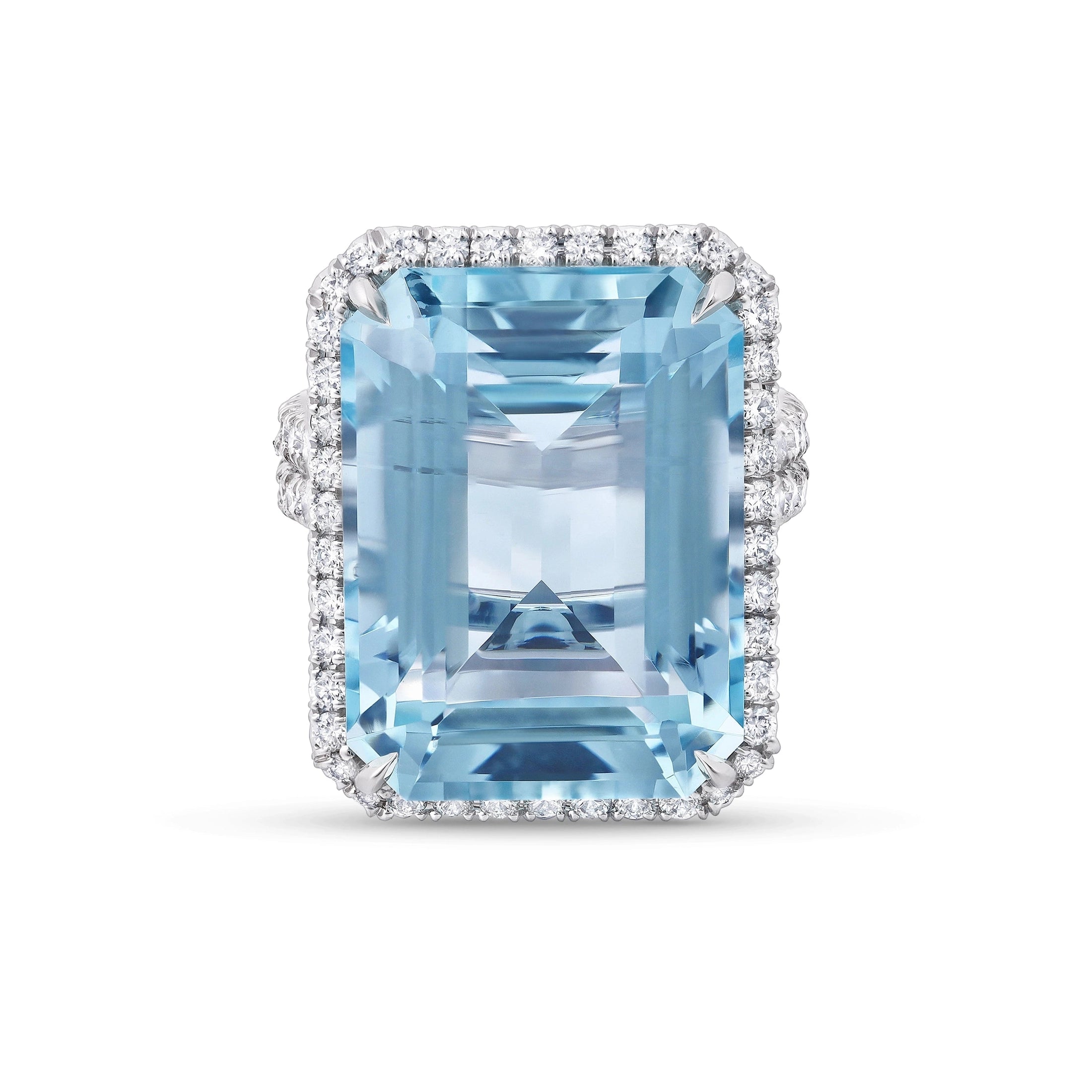Sea of Light 20.02 Carat Emerald Cut Halo Ring in Platinum Leviev Rings Aquamarine, Aquamarine & Diamond Ring, Aquamarine & Diamonds, Emerald, Emerald Cut, Emerald Cut Aquamarine, GIA Certified Aquamarine Ring, GIA Certified Diamond Ring, High Jewelry, Leviev, Leviev Ring, Leviev Signature, Luxury Aquamarine Ring, Luxury Diamond Ring, Luxury Ring, Natural Diamond, Natural Diamond Ring, Natural Diamonds, Rings, Sea of Light, Statement Aquamarine Ring Leviev 