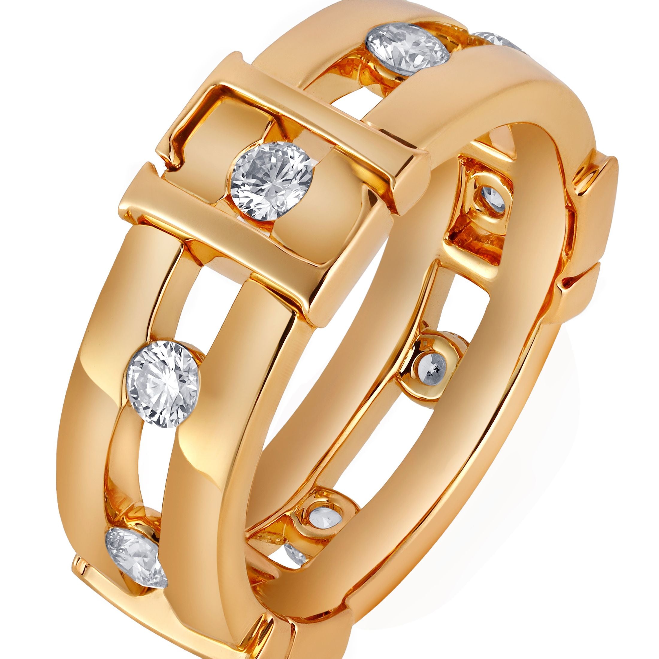Serrure 0.65 Carat Diamond Band Ring in 18K Gold