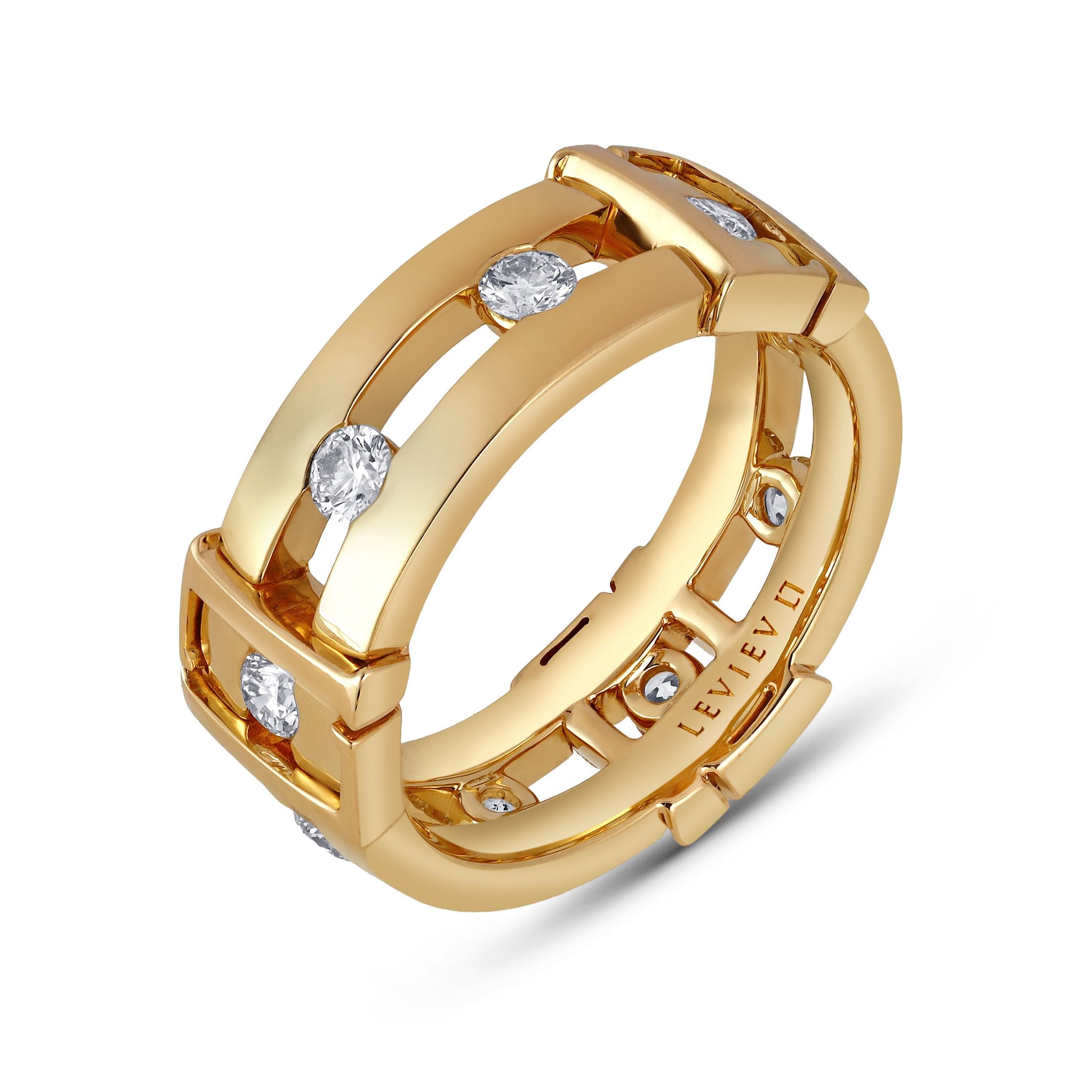 Serrure 0.65 Carat Diamond Band Ring in 18K Gold