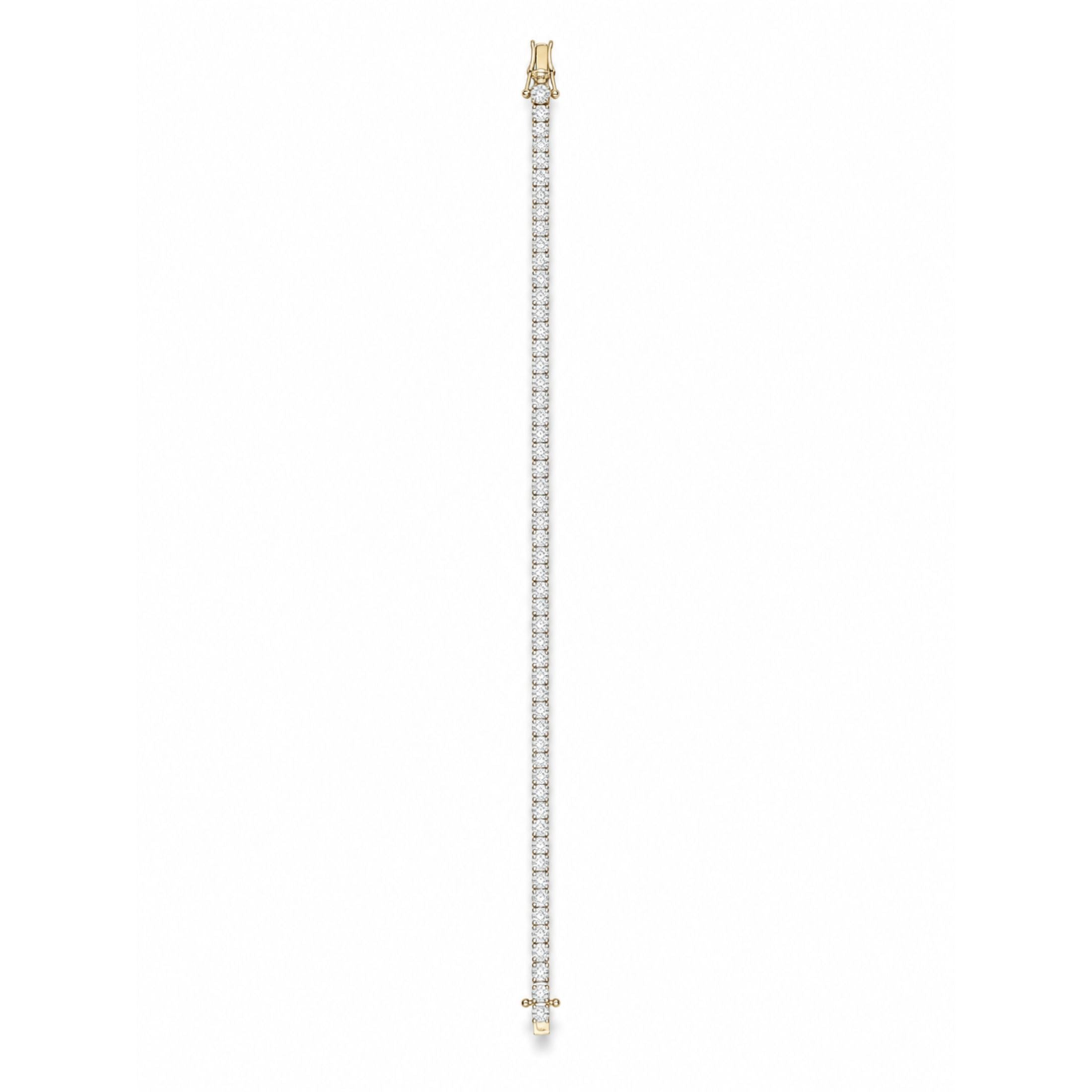 Siena 8.45 Carat Diamond Tennis Bracelet in 18K Gold