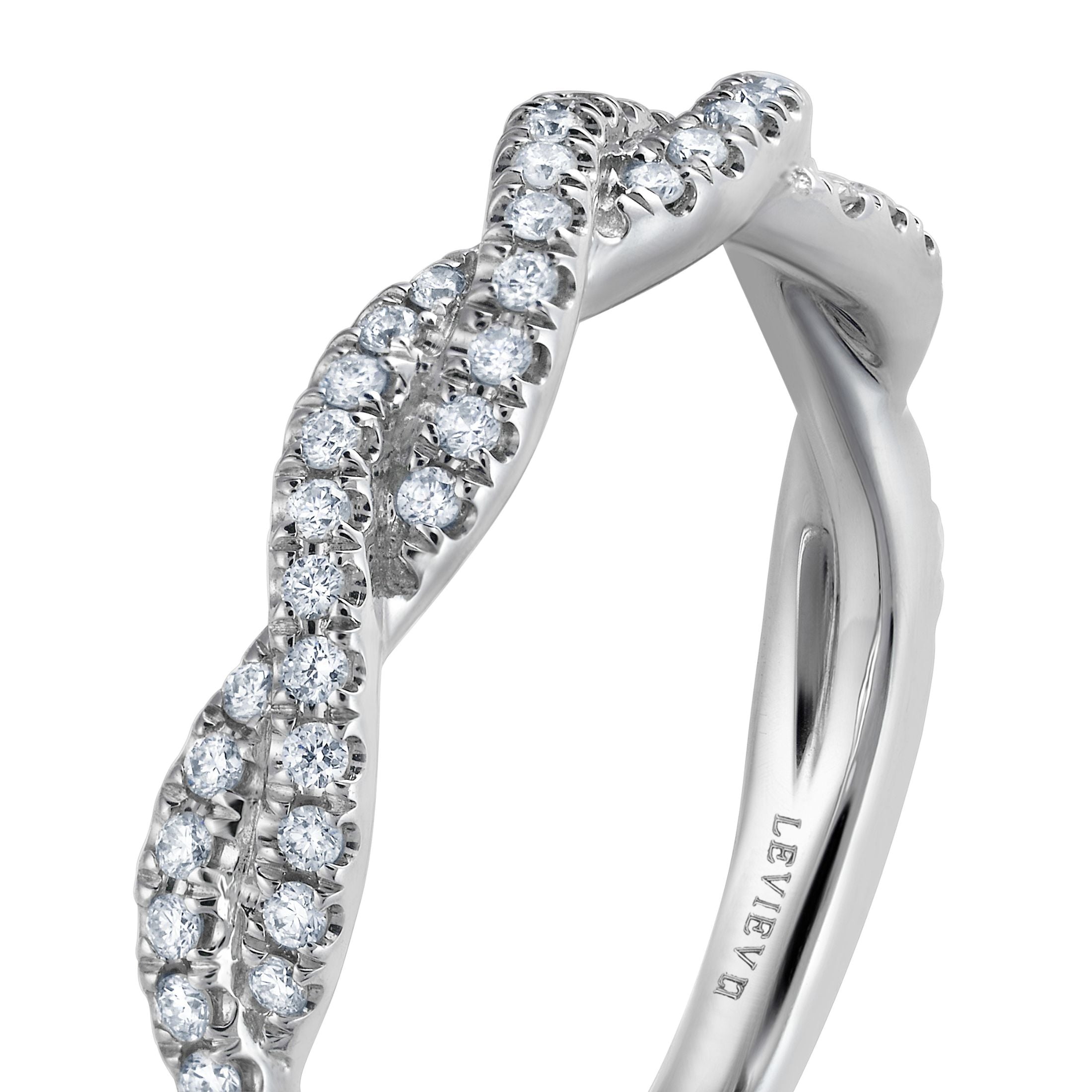 Sky of Embers .25 Carat Diamond Ring in 18K White Gold