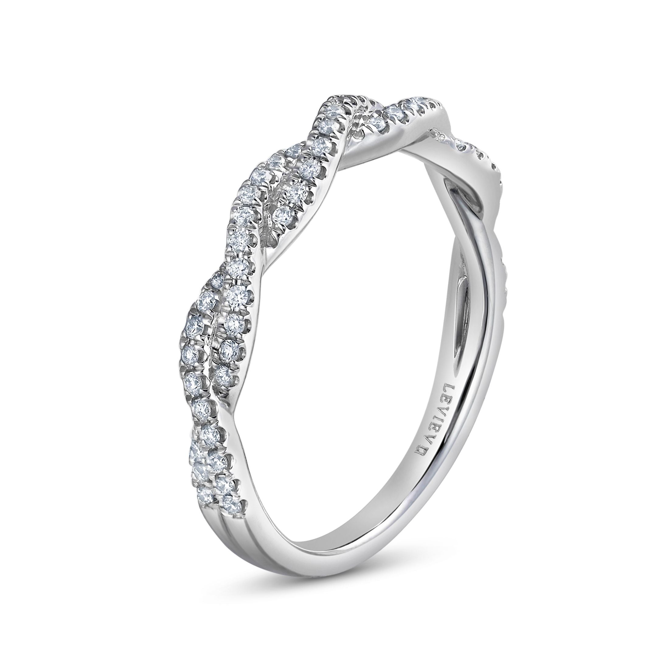 Sky of Embers .25 Carat Diamond Ring in 18K White Gold