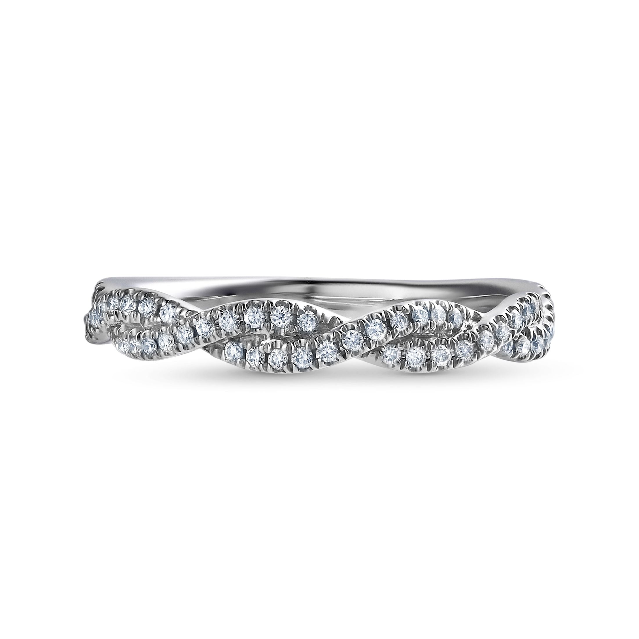 Sky of Embers .25 Carat Diamond Ring in 18K White Gold