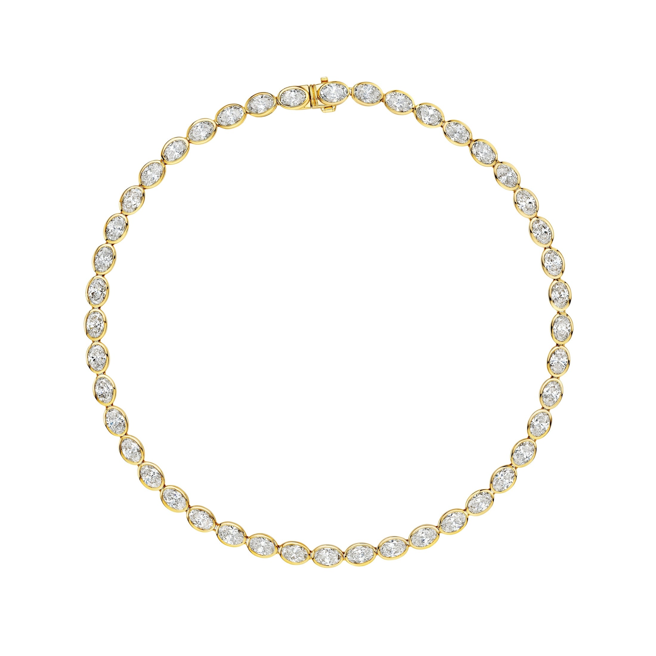'Starlit Majesty' 14K Yellow Gold Diamond Necklace, 46.95 CT