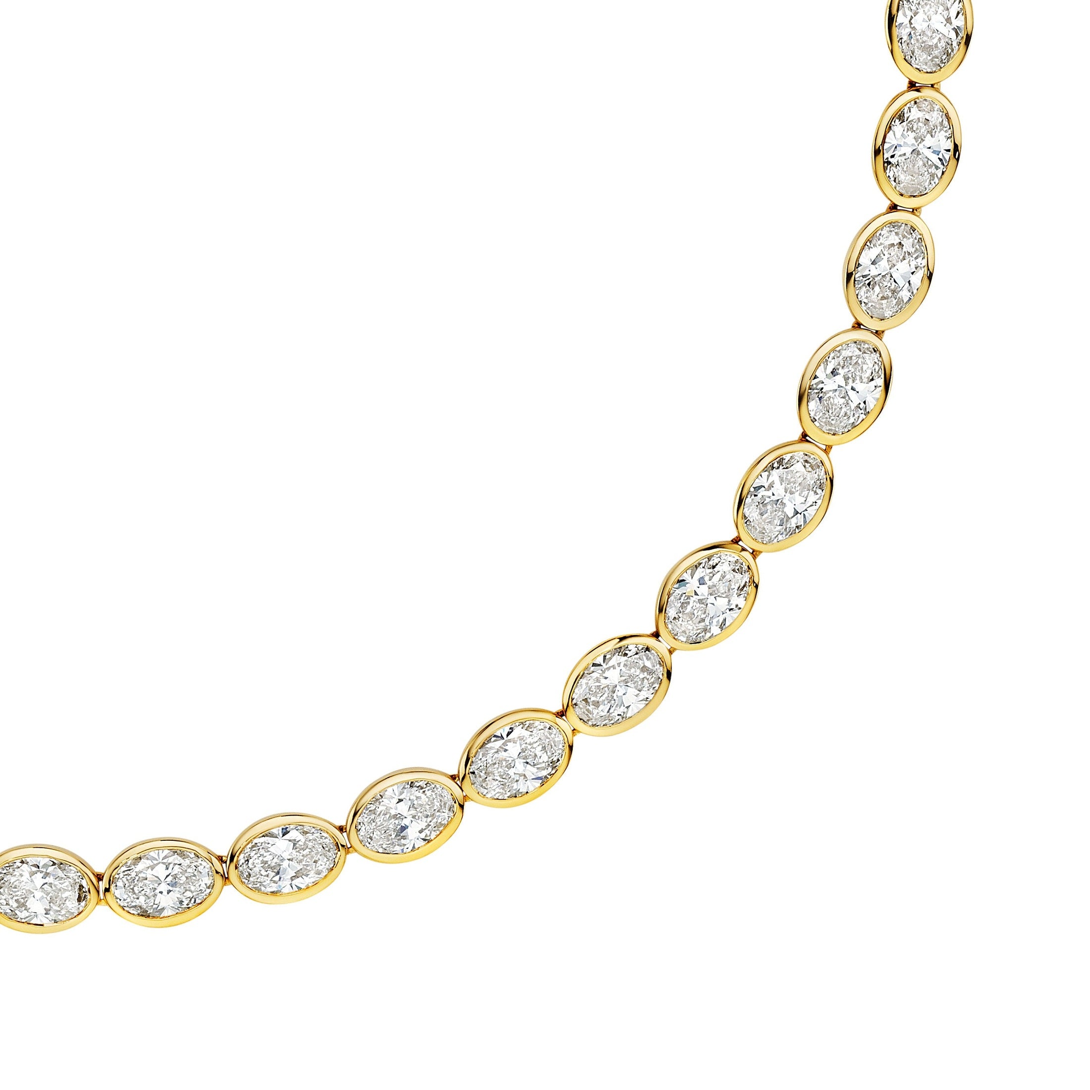 'Starlit Majesty' 14K Yellow Gold Diamond Necklace, 46.95 CT