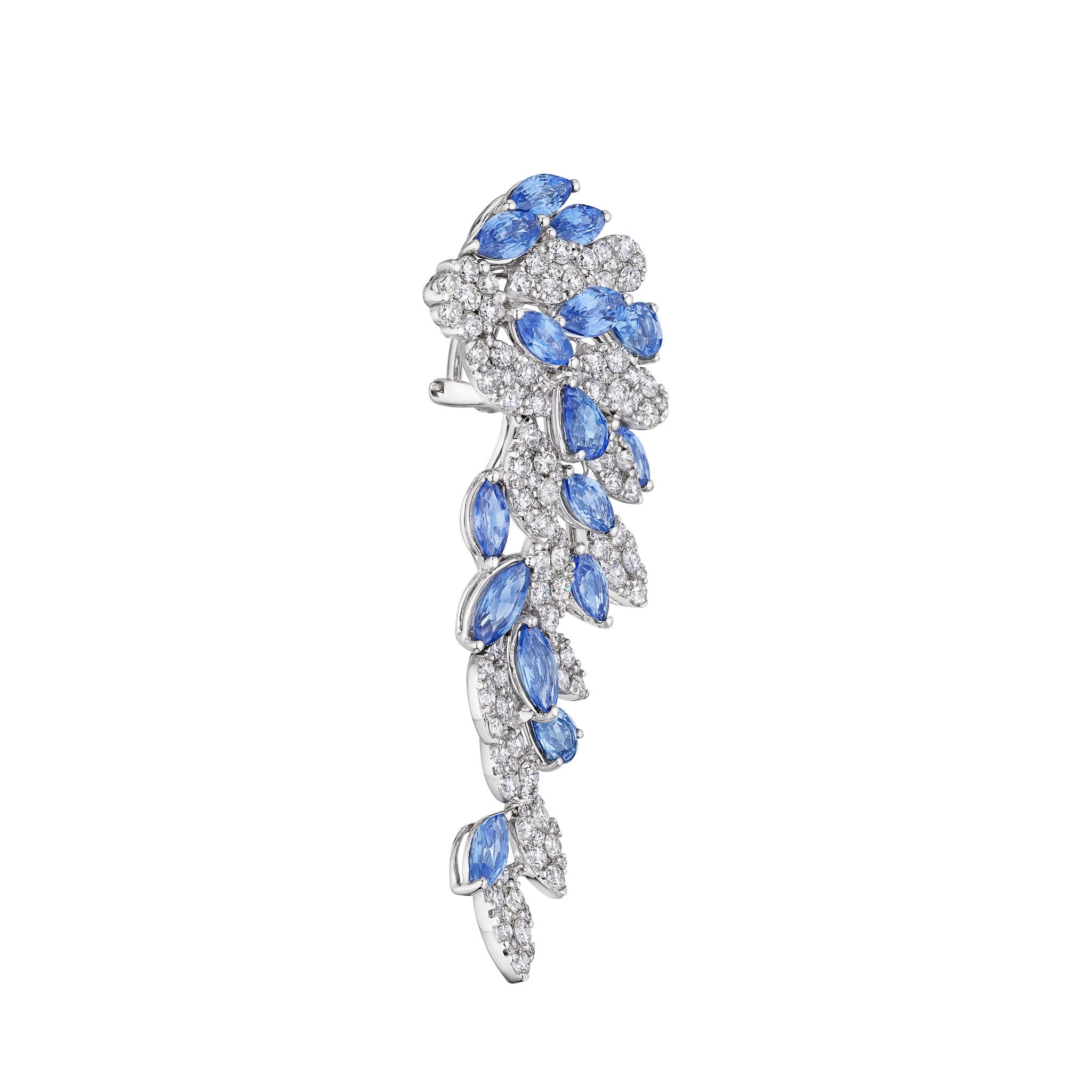 'Starlit Majesty' 18K White Gold Diamond Earrings, 18.07 CT Leviev Earrings Leviev 