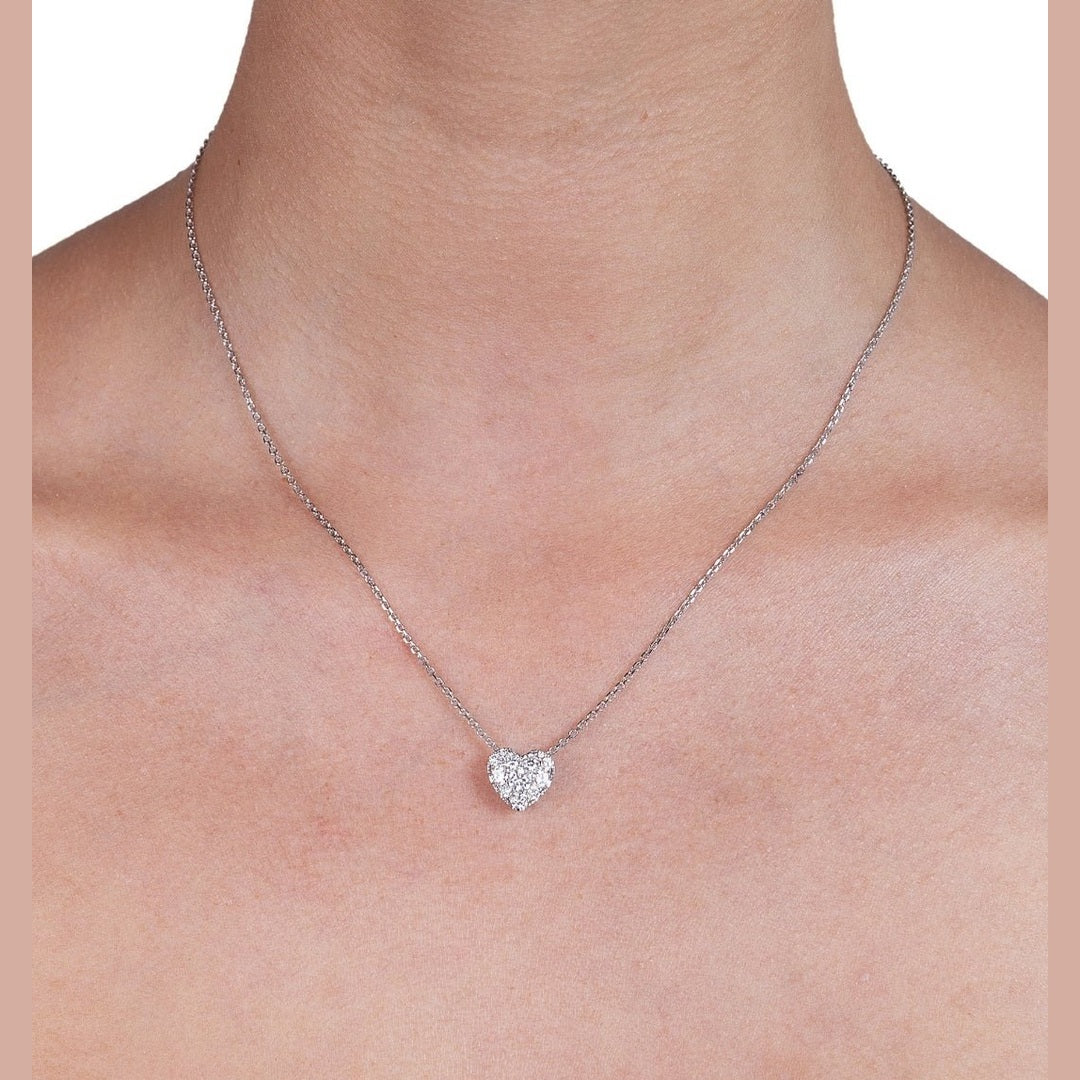 'Starlit Majesty' Platinum Round Cut Diamond Necklace, 5.01 CT Leviev Necklaces Leviev 