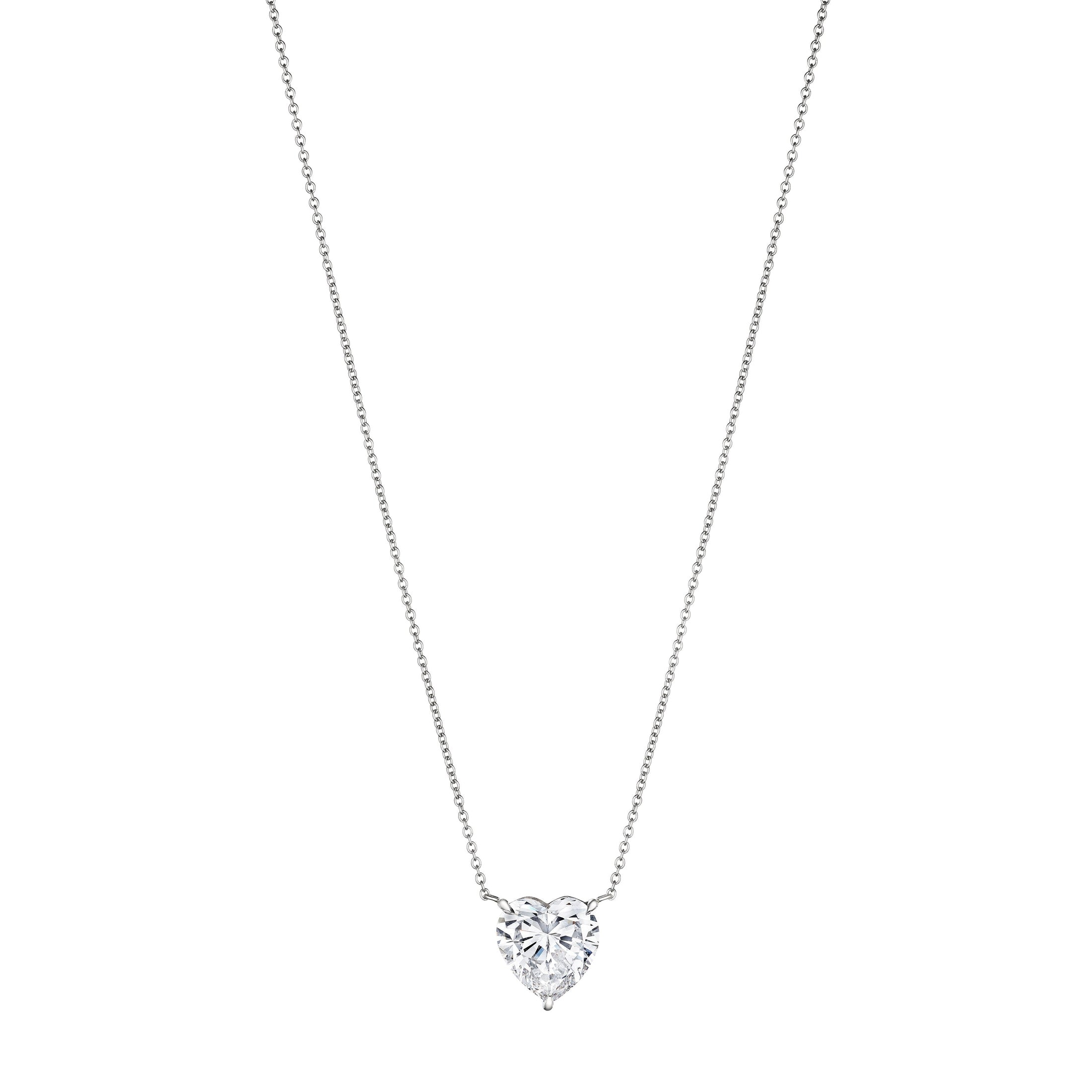 'Starlit Majesty' Platinum Round Cut Diamond Necklace, 5.01 CT Leviev Necklaces Leviev 