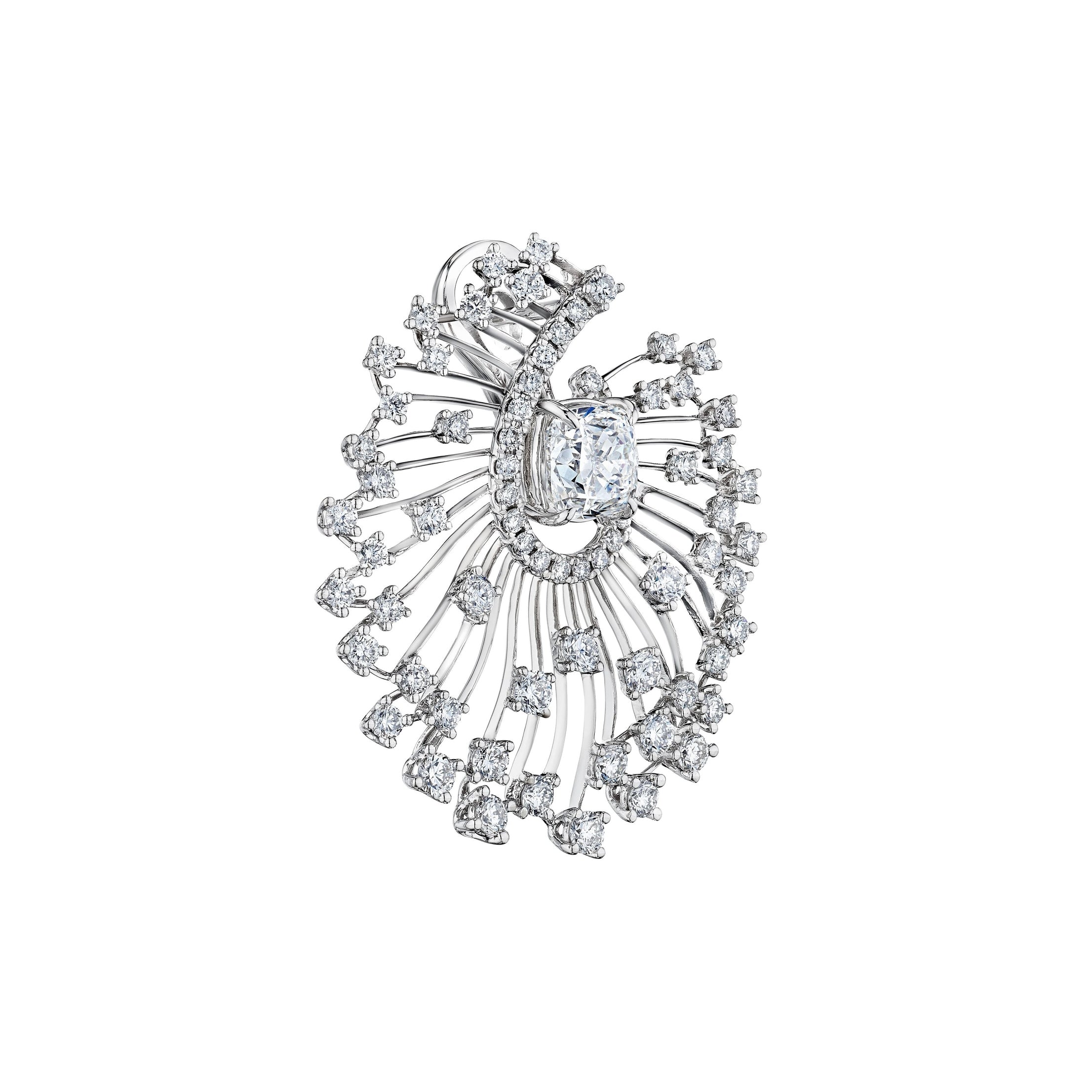'Starlit Reverie' 18K White Gold Diamond Earrings, 3.54 CT Leviev Earrings Leviev 