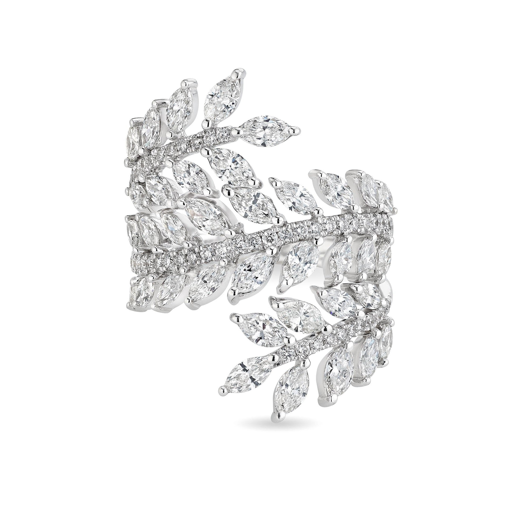 Sylva Wrap 2.05 Carat Diamond Bypass Ring in 18K White Gold Leviev Rings 18k White Gold, 18k White Gold Ring, Diamond Ring, Diamond Statement Ring, Fine Jewelry Ring, Leviev, Leviev Ring, Leviev Signature, Luxury Diamond Ring, Luxury Ring, Natural Diamond, Natural Diamond Ring, Natural Diamonds, Rings, Signature, Statement Ring, Sylva Wrap, White Diamond Ring, White Gold, White Gold & Diamond, White Gold & Diamond Ring, White Gold Ring, White Gold Women's Ring, Women's Ring Leviev 