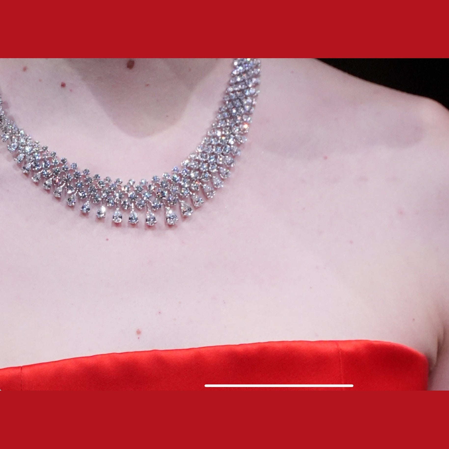 'The Cecil' Round and Pear Diamond Necklace, 42 CT Leviev Necklaces Necklaces Leviev 