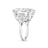 Asscher Cut Diamond Ring with Tapered Baguettes, 23.40 CT - Rings - Leviev Diamonds