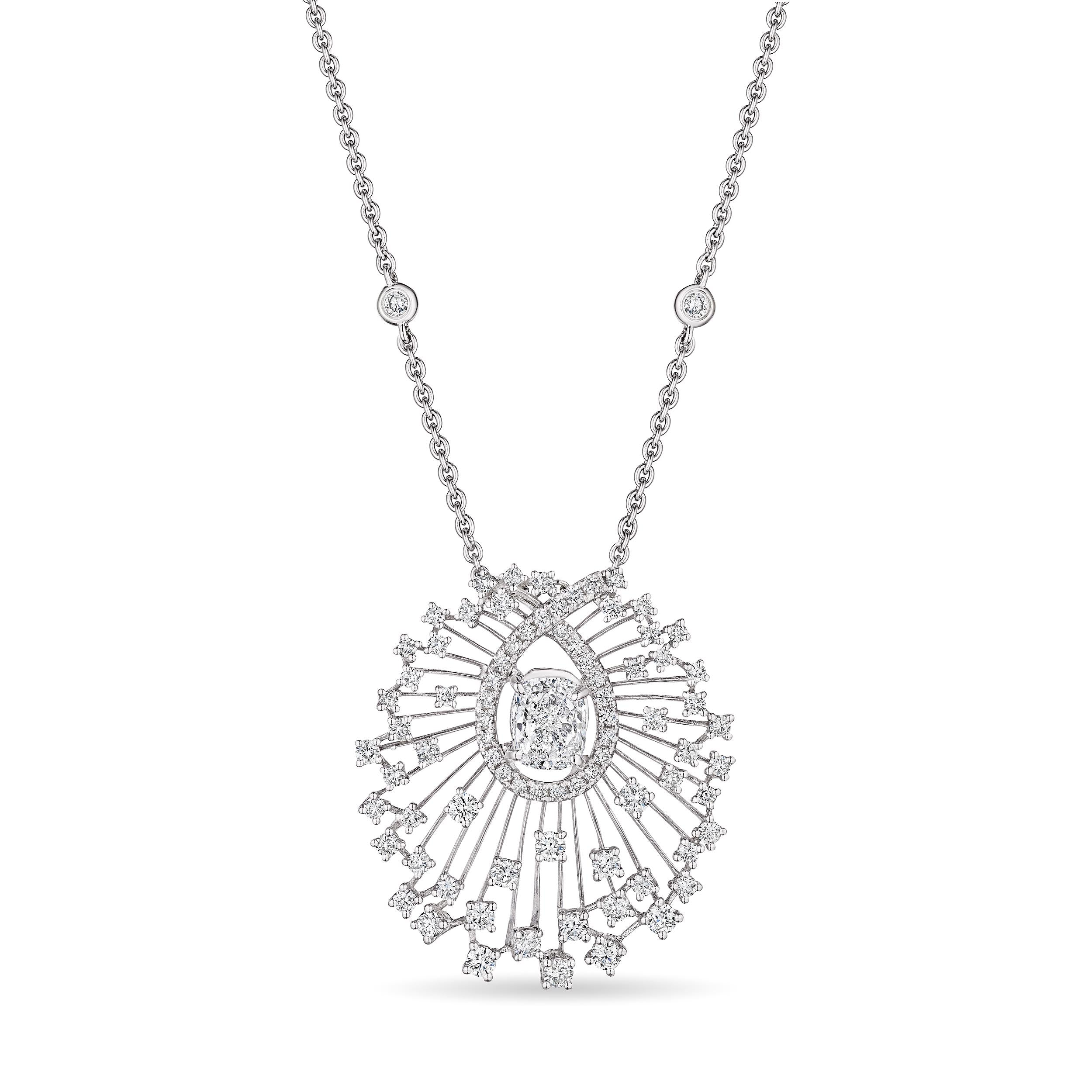 'Celestial Radiance' Pendant, 3 CT - Necklaces - Leviev Diamonds