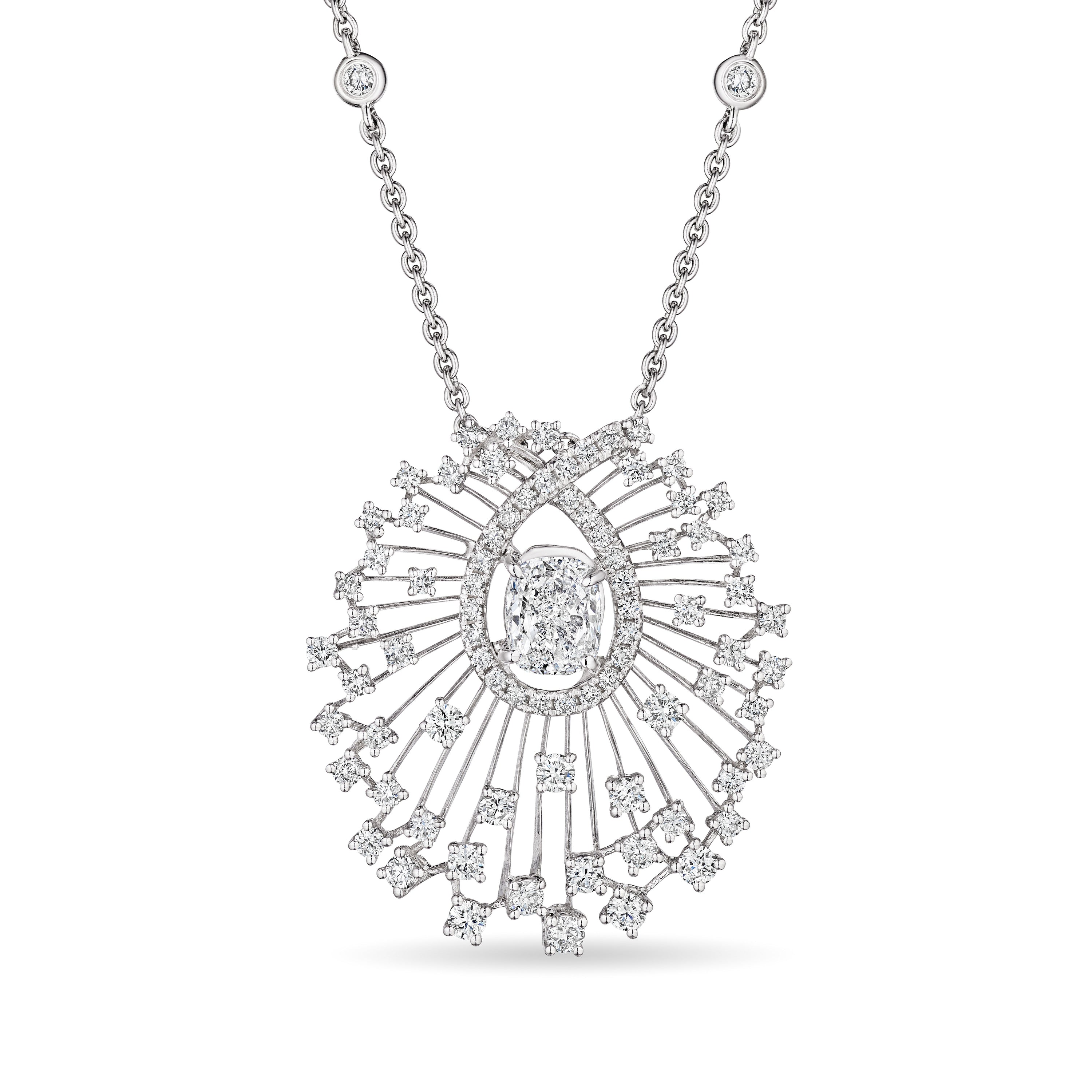 'Celestial Radiance' Pendant, 3 CT - Necklaces - Leviev Diamonds