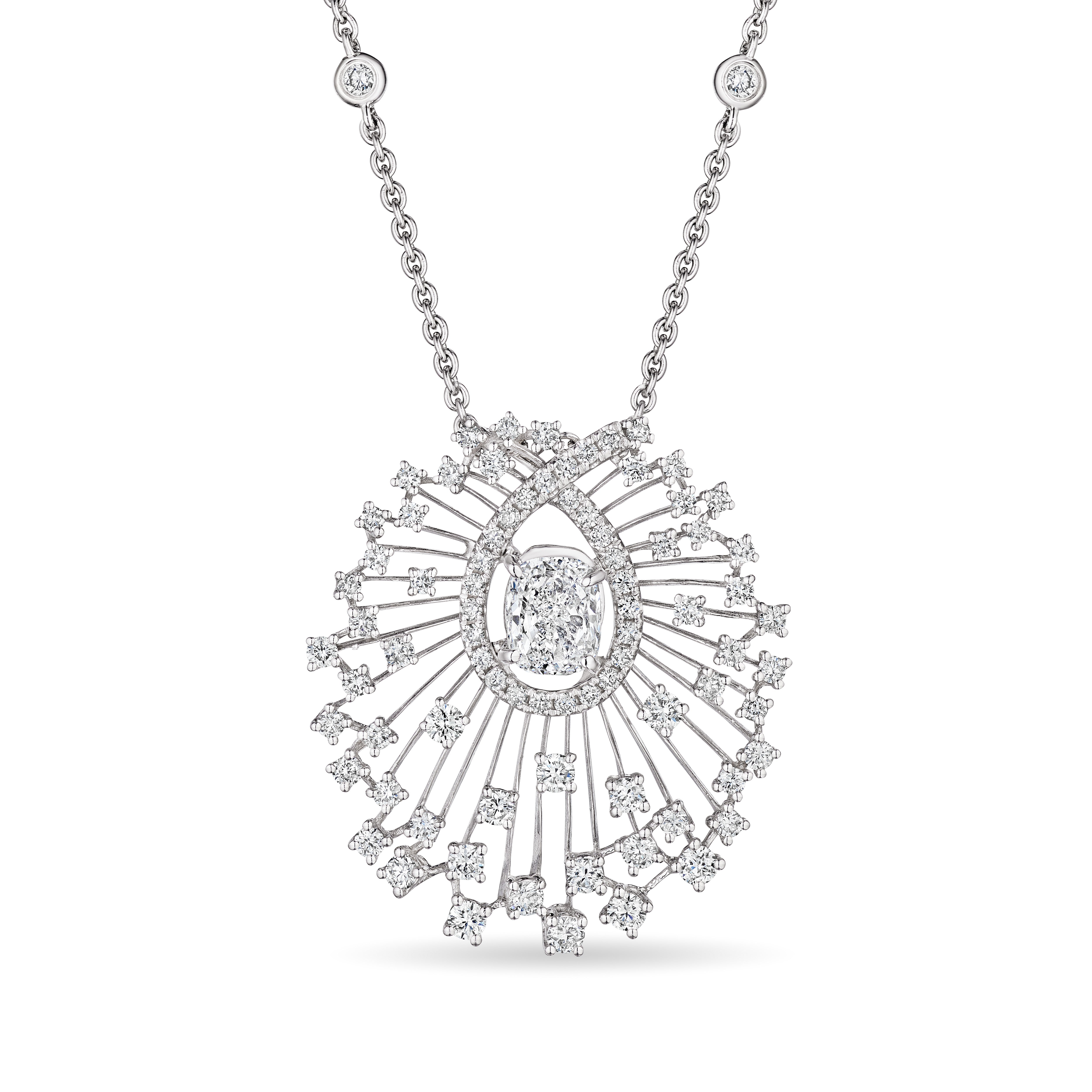 'Celestial Radiance' Pendant, 3 CT - Necklaces - Leviev Diamonds