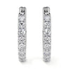 Diamond Hoop Earrings, 12MM, 0.19ct - Leviev