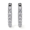 Diamond Hoop Earrings, 12MM, 0.26ct - Leviev