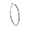 Diamond Hoop Earrings, 25MM, 0.85ct - Leviev