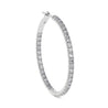 Diamond Hoop Earrings, 32MM, 1.75ct - Leviev