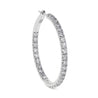 Diamond Hoop Earrings, 32MM, 2.66ct - Leviev