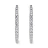 Diamond Hoop Earrings, 32MM, 2.66ct - Leviev