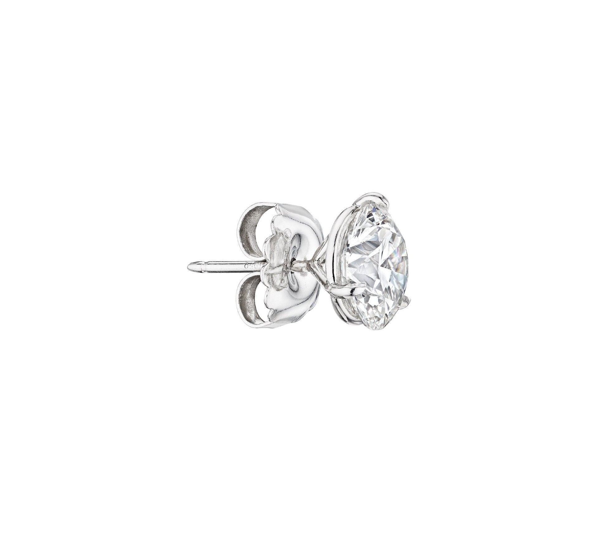 Diamond Stud Earrings, 6 CT - Earrings - Leviev Diamonds