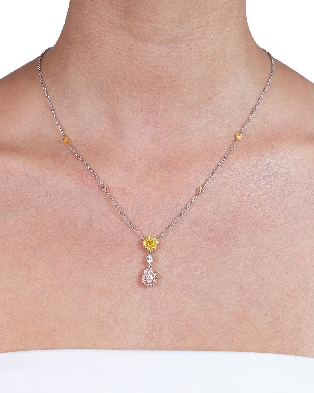 'Divine Luminescence' 18K Platinum Diamond Necklace, 1.79 CT - Leviev